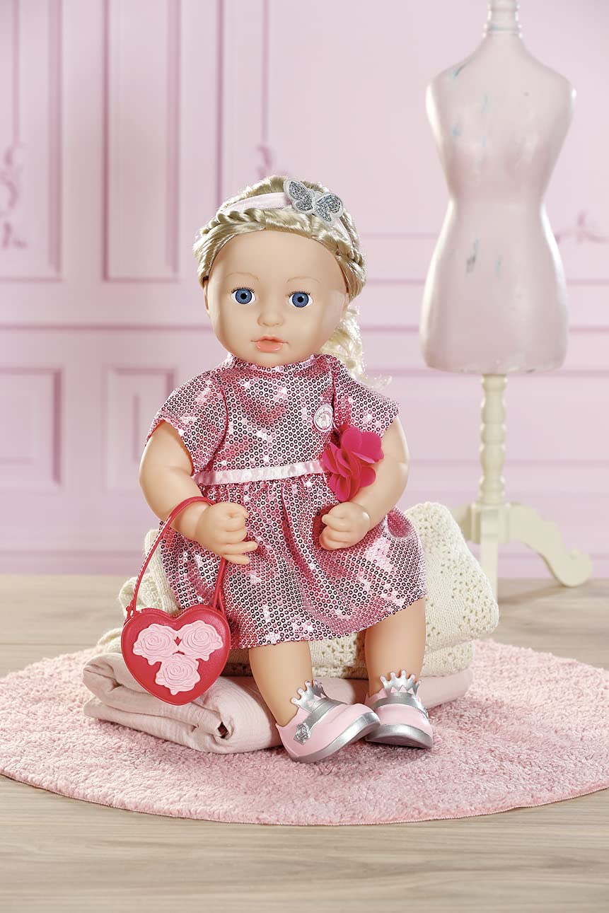 Baby Annabell Deluxe Glamour Set mit Puppenkleid, Schuhen und Accessoires, für 43 cm Puppen, 705438 Zapf Creation - Image 5
