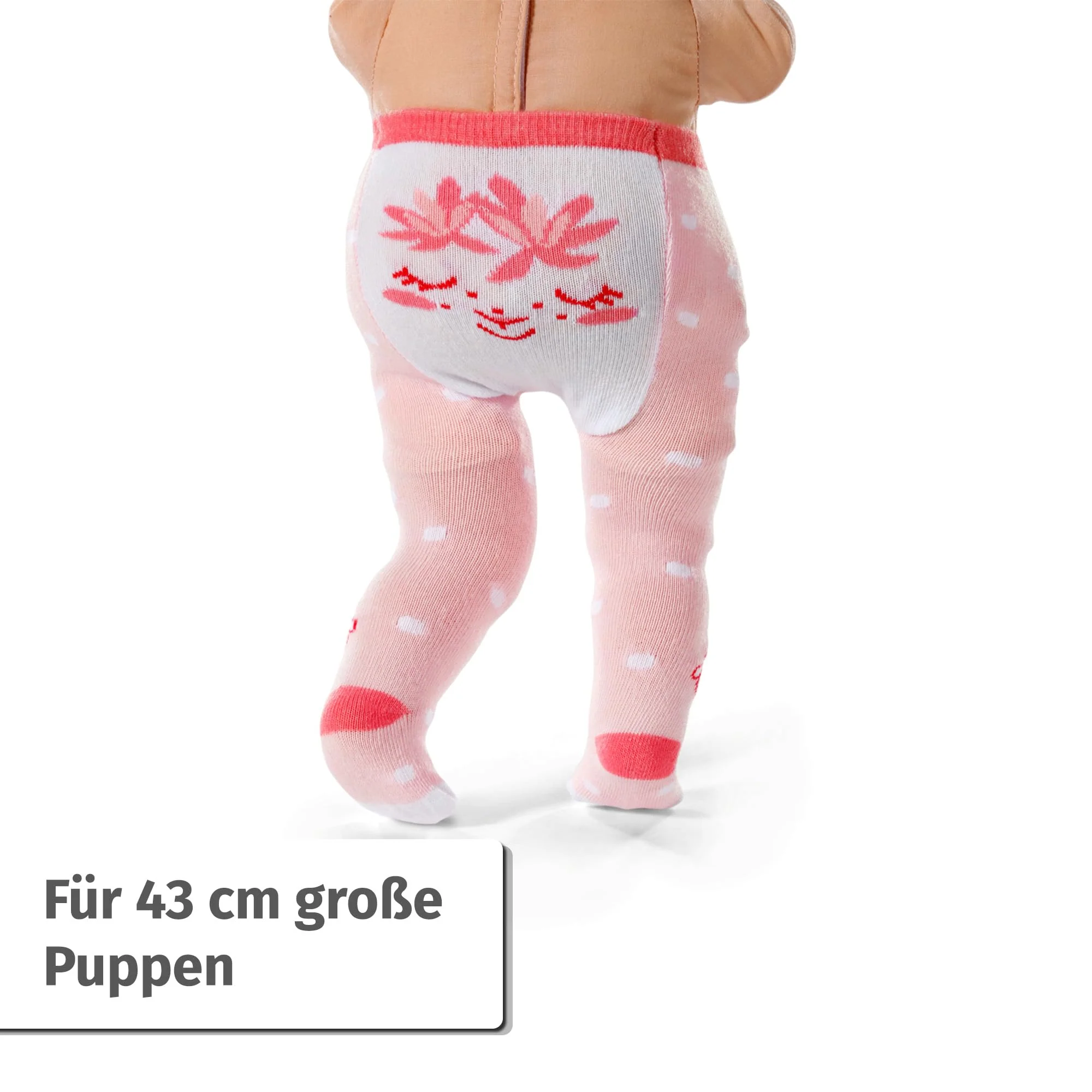Baby Annabell Strumpfhosen und Socken in verschiedenen Farbkombinationen für 43cm Puppen, 2er Pack Puppenstrumpfhosen, 710807 Zapf Creation - Image 4