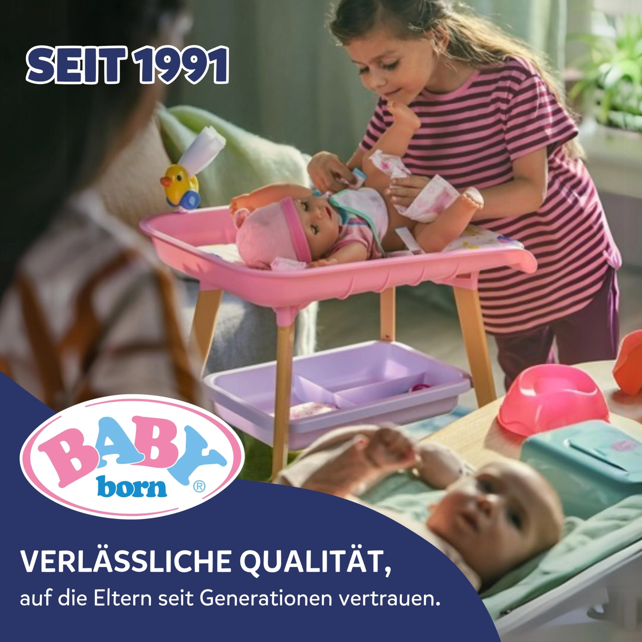 BABY born Annabell 43 cm - Weiche Babypuppe mit 7 elektronischen Funktionen & Sound - Geeignet für Kinder ab 3 Jahren - Puppe inkl. Zubehör - Benötigt Batterien - Image 2