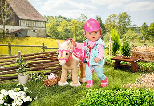 BABY born Deluxe Reiter-Outfit mit Hose, Stiefeln und Helm für 43 cm Puppen, 831175 Zapf Creation - Image 3