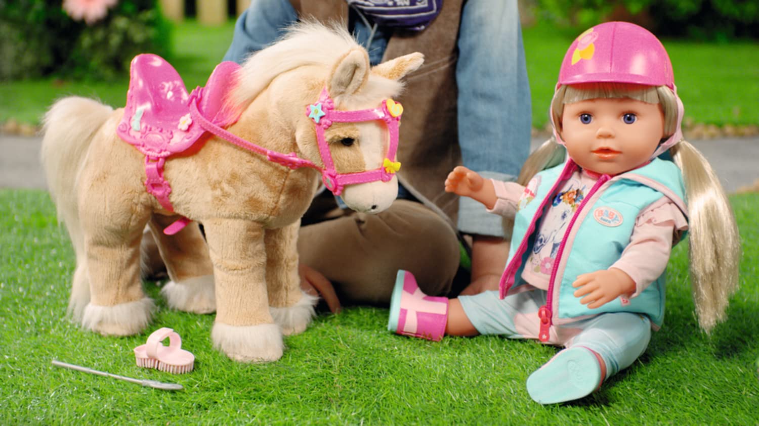 BABY born Deluxe Reiter-Outfit mit Hose, Stiefeln und Helm für 43 cm Puppen, 831175 Zapf Creation - Image 8