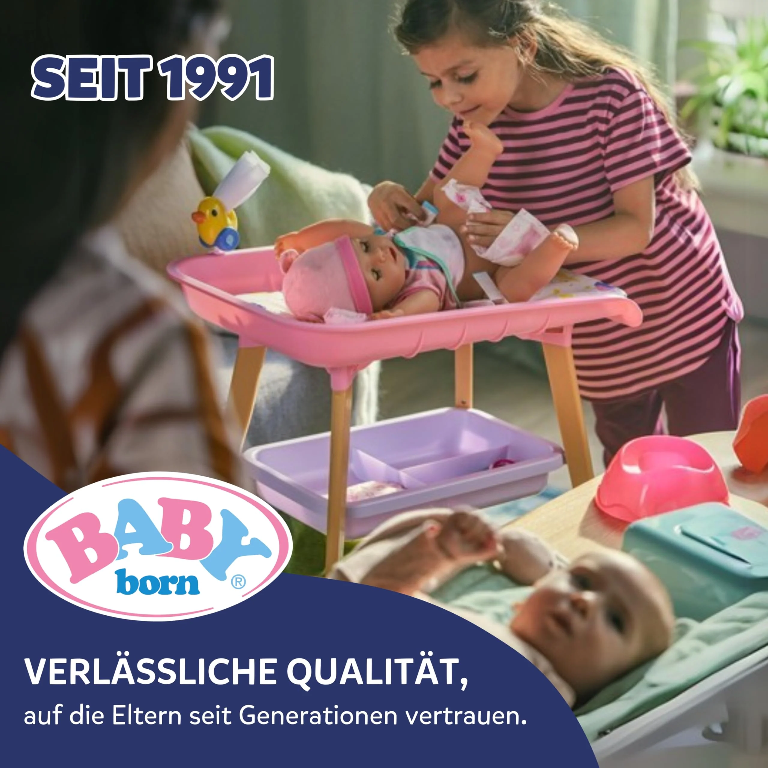 BABY born Jogginganzug - Puppenanzug mit rosa Langarm-Shirt & lila Hose - Hochwertige Puppenbekleidung - Puppenzubehör für Puppen der Größe 36 cm - Image 2