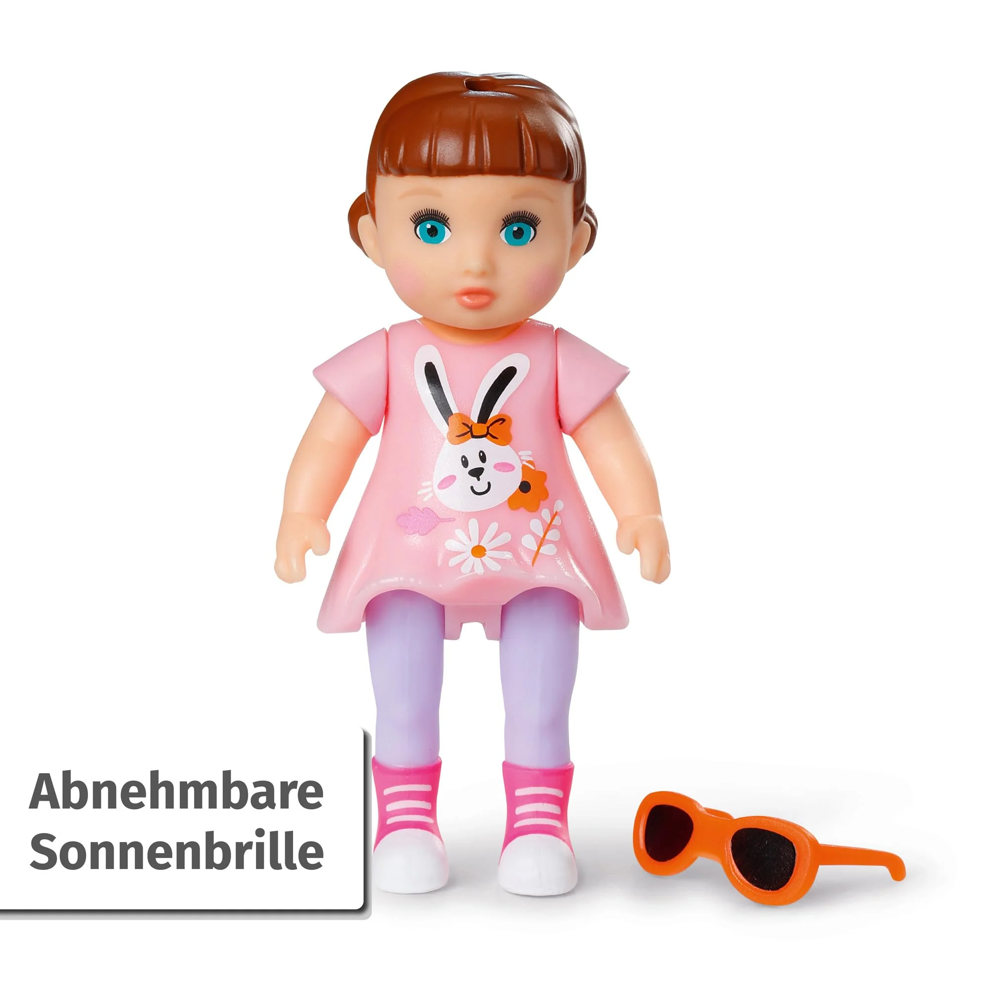 BABY born Minis Doppelpack mit Minis-Puppen Alex und Anna mit Farbwechseleffekt, Stickerbogen und Accessoires, 906033 Zapf Creation, Rose - Image 5