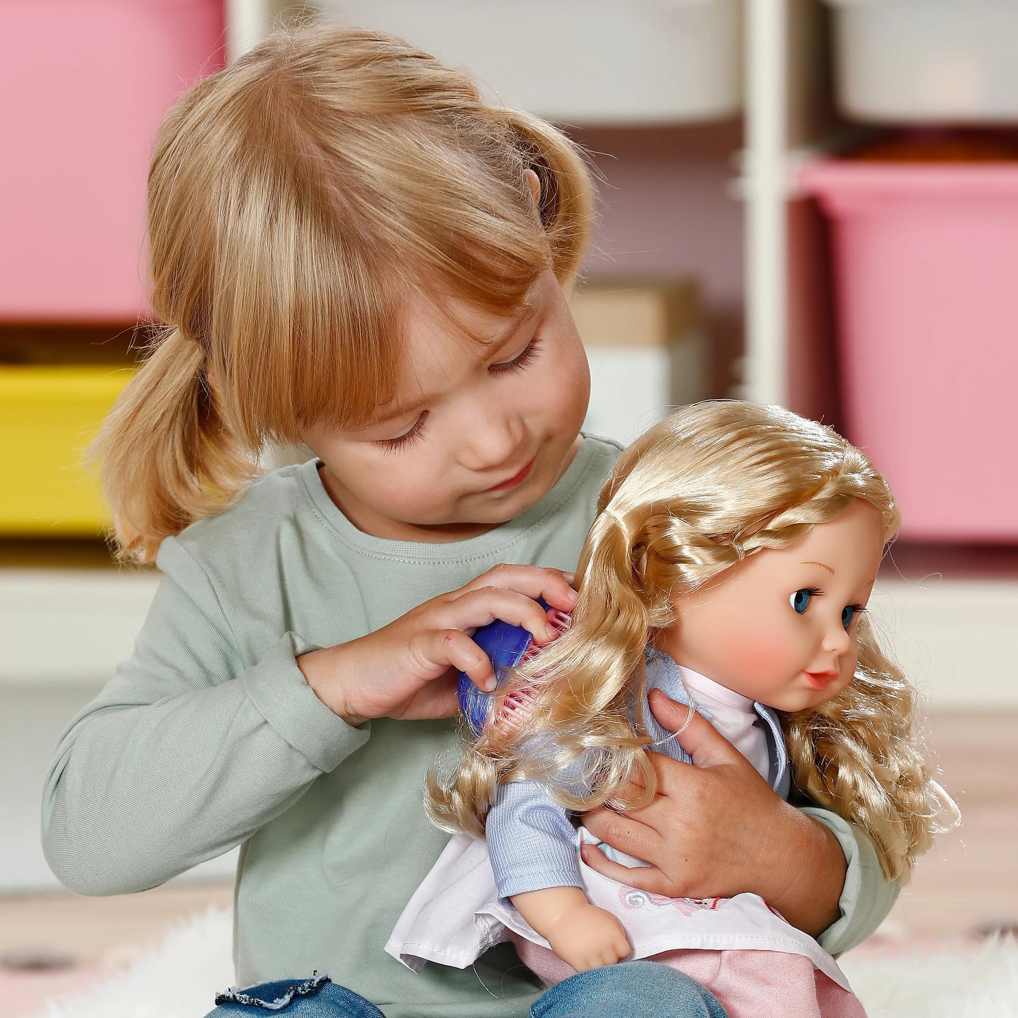 BABY born Sophia Rose - Weiche 36cm große Babypuppe - Puppe mit hochwertigen blonden Haaren & Schlafaugen - Geeignet für Kinder ab 1 Jahr - Image 3
