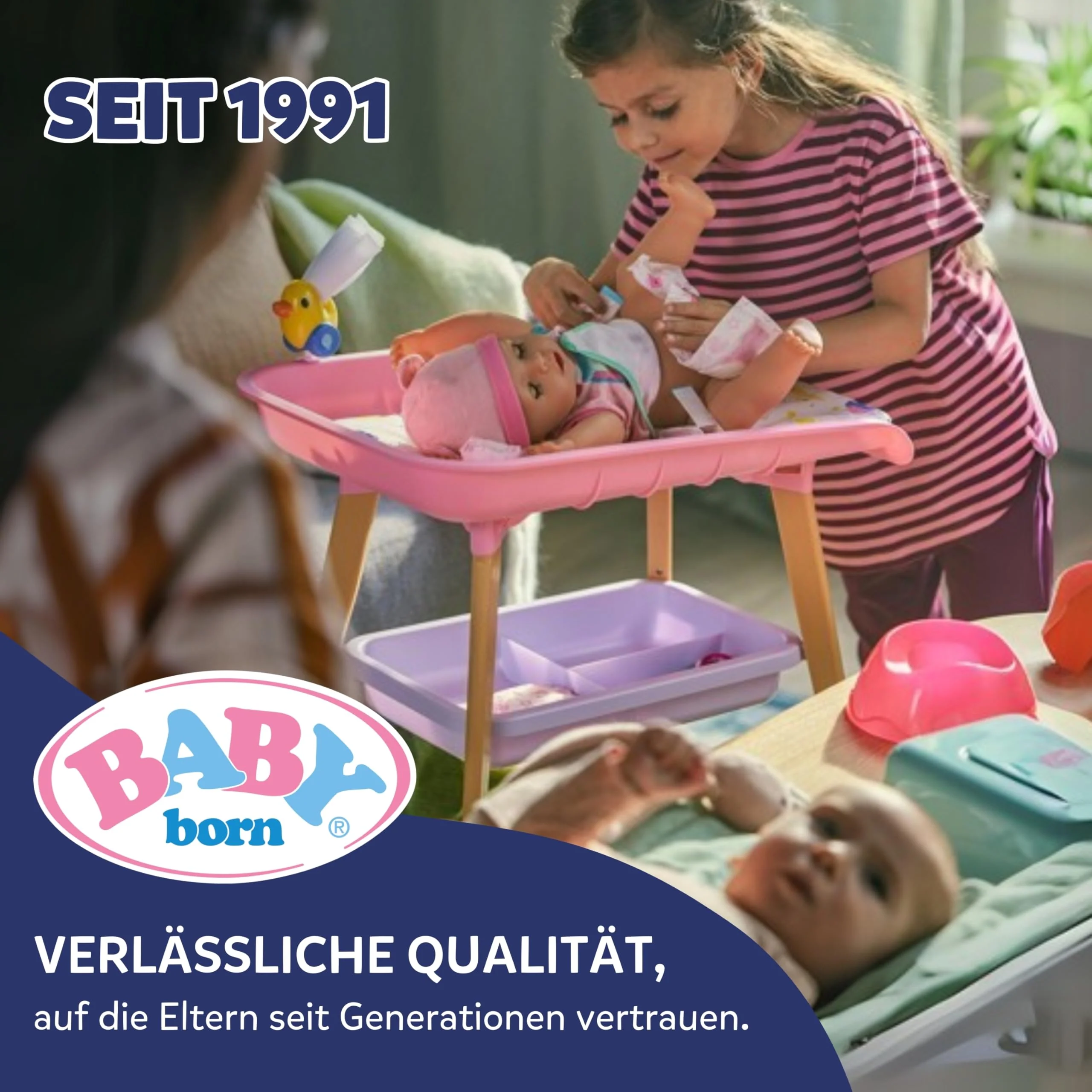 BABY born Tutu Kleid mit Einhorn Print - Set aus Kurzarm-Shirt & Tüllrock mit bunten Punkten - Hochwertiges Puppenzubehör - Kleidung geeignet für Puppen der Größe 43 cm - Image 2