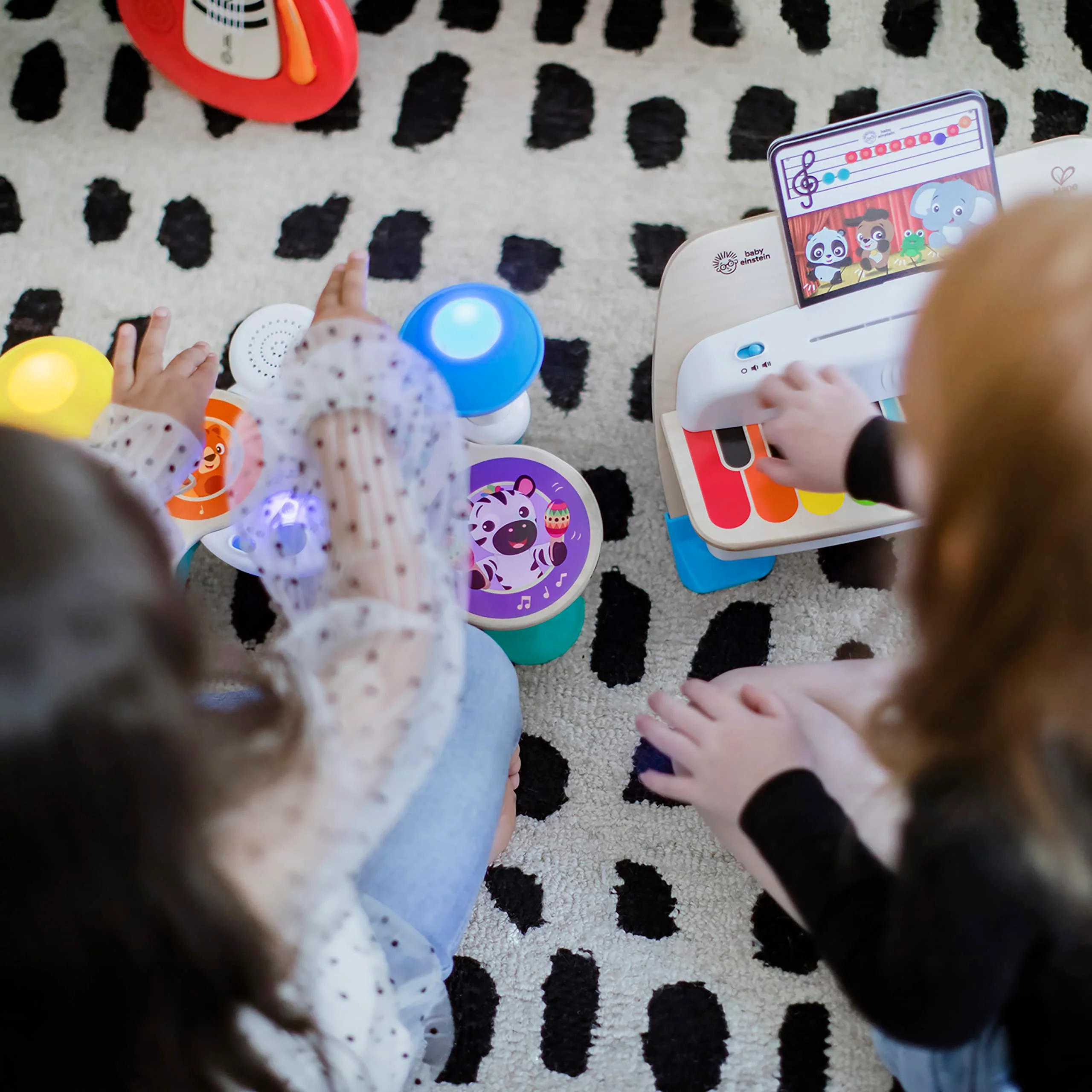 Baby Einstein, Together in Tune, Connected Magic Touch, Holz Schlagzeug, Musikinstrumente, 4 Spielmodi und 10 Melodien, Lautstärkeregler, Holzspielzeug für Kinder, ab 12 monat - Image 9