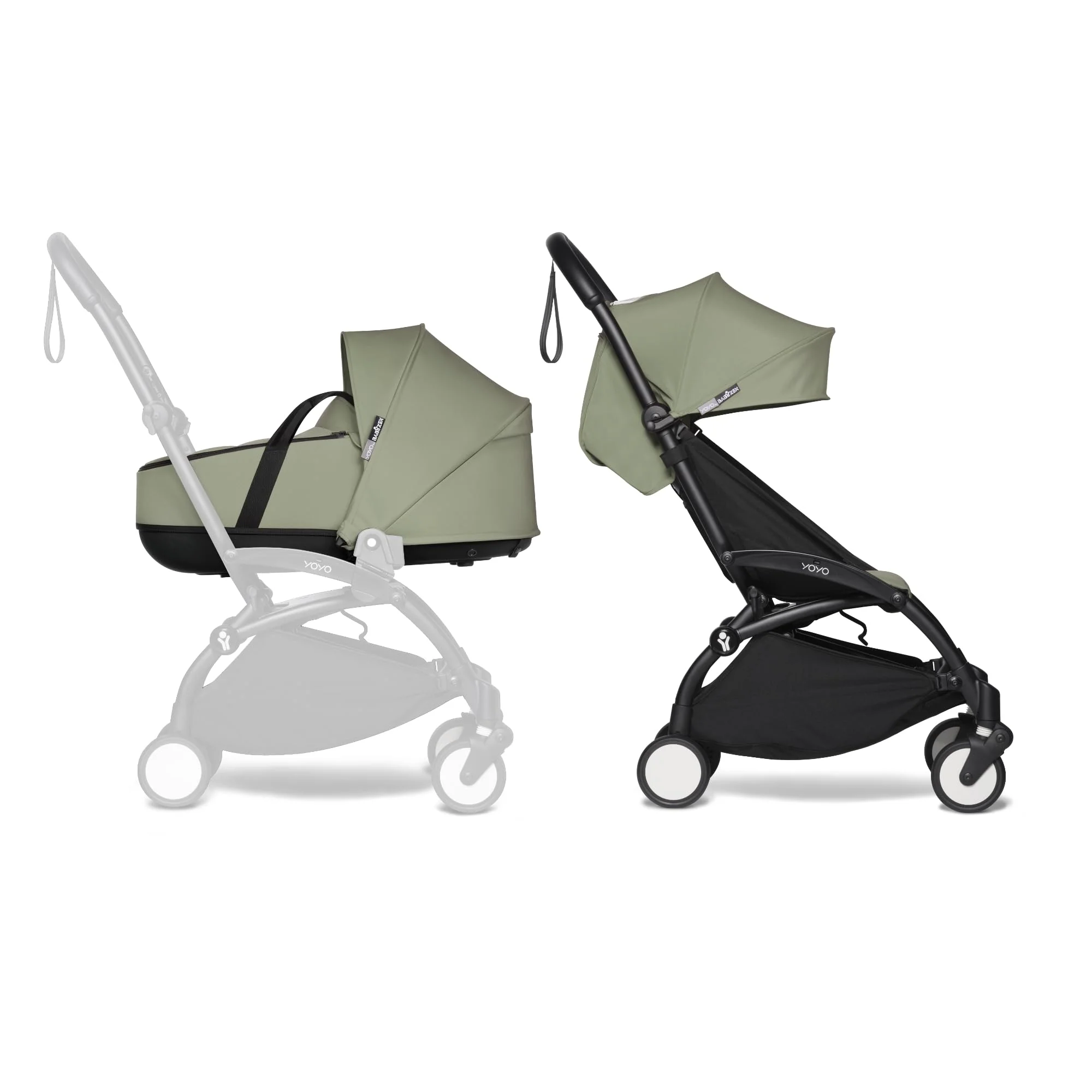 BABYZEN YOYO2 Kompletter Kinderwagen - Inklusive YOYO Liegewanne (Toffee), Kinderwagengestell (White) & 6+ Textilset (Toffee) - für Kleinkinder bis 22 kg - Image 6