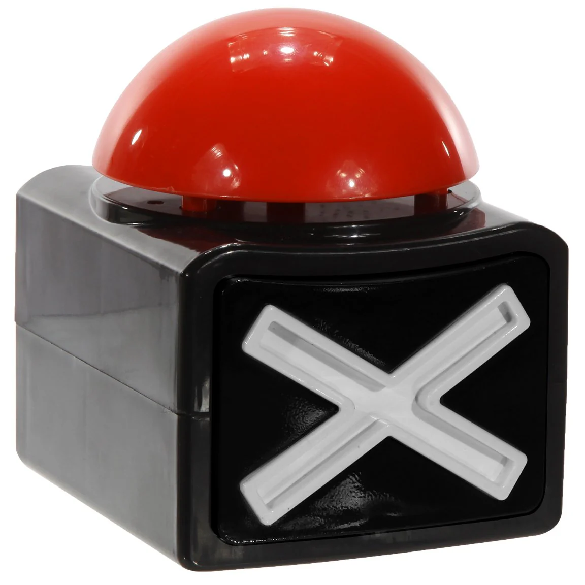 Bada Bing 2er Set XL Buzzer Button mit Sound und Lichteffekten - Perfekt für Quizabende und Partyspiele - Zubehör Quiz Games - Batteriebetriebener Alarmknopf Spielabende und Spielshows Party Spiel - Image 4