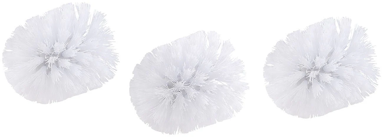BadeStern Klobürste: WC-Bürste mit Edelstahl-Stiel und 3 Aufsätzen mit Ø 7 cm, weiß (Toilettenbürste 7 cm Durchmesser, WC Bürste 7 cm Durchmesser, Ersatzbürstenkopf) - Image 7