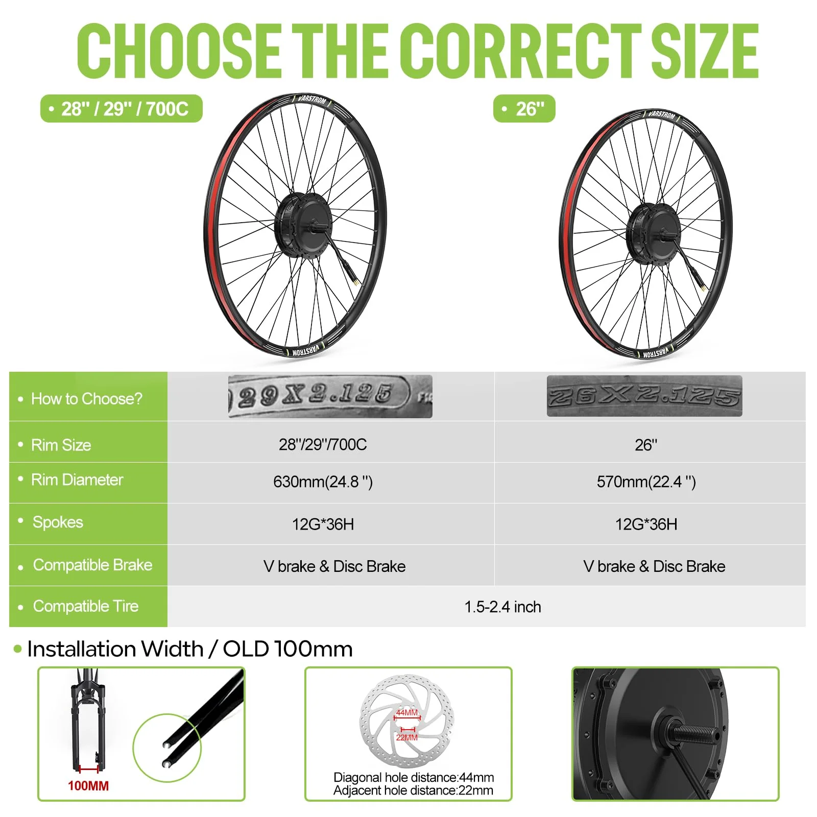 Bafang 48V500W 700C Vorderradnabenmotor-Kit G020 E-Bike Umbausatz mit P860ML Digitalanzeige und Smart Controller - Image 6