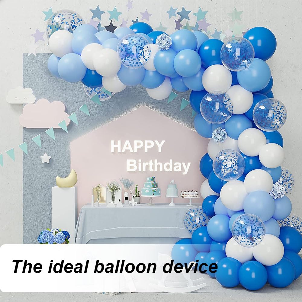 Ballon Girlande Streifen, 3 Rollen Ballonband Streifen, Doppelloch und Einzelloch Ballonband und Luftballons Klebepunkte, Ballongirlande Luftballon Girlande Kit, für Geburtstag, Hochzeit, Partydeko - Image 2