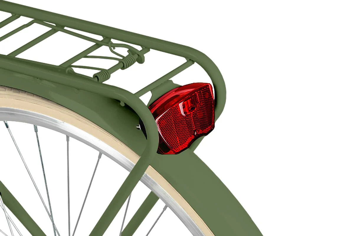 Balticuz OU Komfort Fahrrad Citybike Mit Weidenkorb Damenfahrrad Hollandrad Retro, 26 Zoll, Grün-Creme, 7-Gang - Image 5