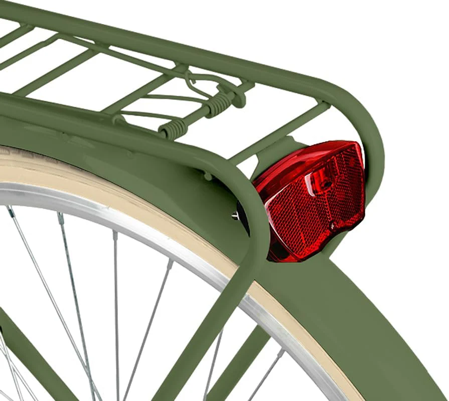 Balticuz OU Komfort Fahrrad Citybike Mit Weidenkorb Damenfahrrad Hollandrad Retro, 26 Zoll, Grün-Creme, 7-Gang - Image 9