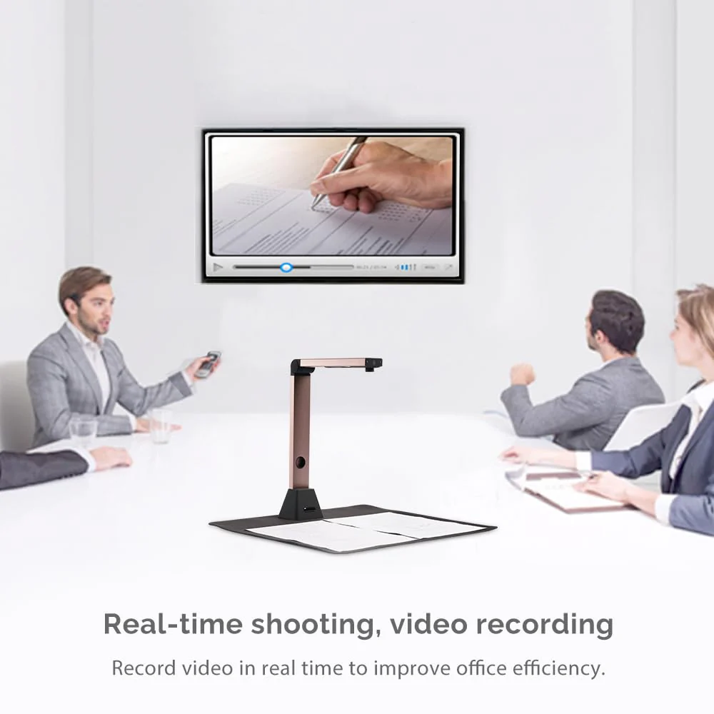 Bamboosang Tragbar Dokumentkamera und Scanner : Hohe Auflösung 8MP Dokumentenscanner A3 Größe Erfassen, Mehrsprachige OCR, USB Dokumentenkamera, Leistungsstarke Software Scanner für Lehrer Büro - Image 6