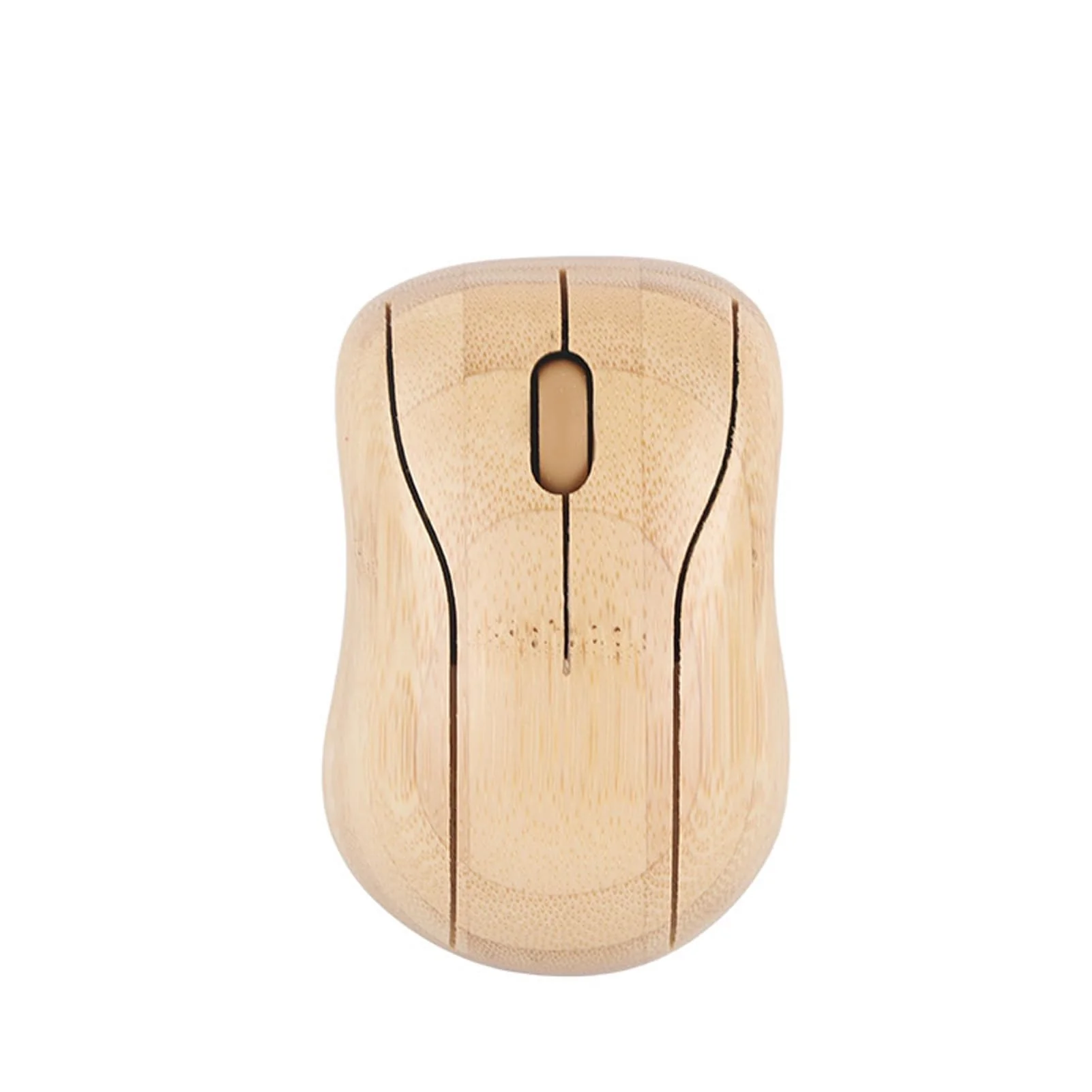 Bambus-Tastatur und -Maus, 2,4-GHz-Tastaturmaus mit Kabelloser Verbindung, Plug-and-Play, Bambusholzmaterial, für Büro und Gaming, (Maus) - Image 7