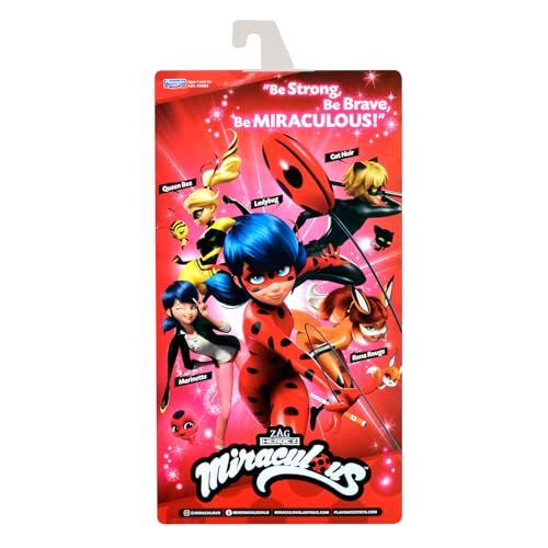 BANDAI - Miraculous Ladybug - Mannequin Puppe 26 cm - Cat Noir - Offizielle Miraculous Lizenz - Gelenkige Cat Noir Puppe - Spielzeug für Kinder ab 4 Jahren - P50002 - Image 8