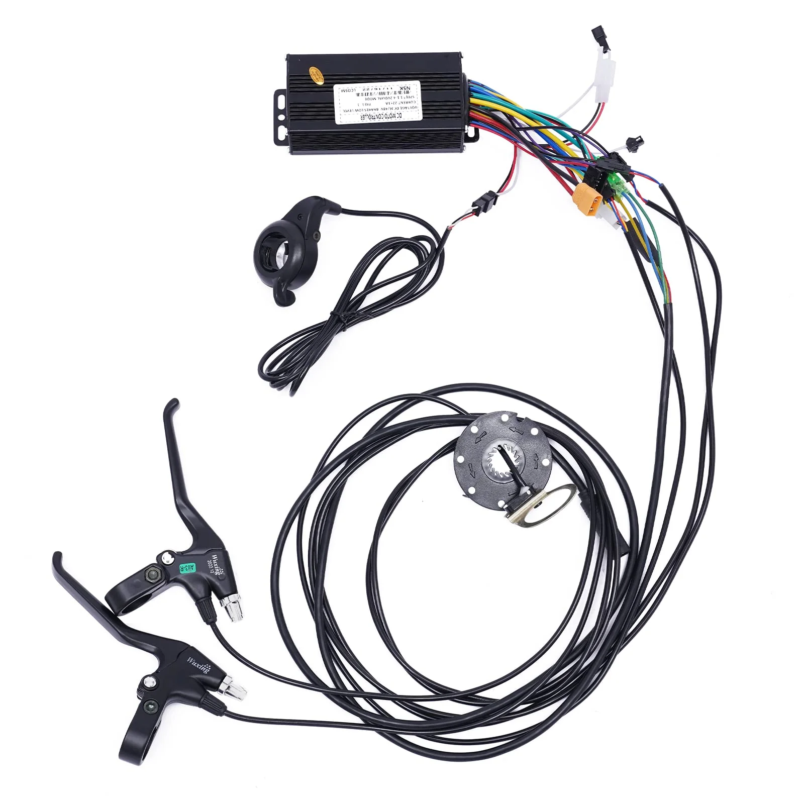 BAOCHADA 24 Zoll LCD E-Bike Umbausatz 500W Elektrofahrrad Umbausatz, Ebike Conversion Motor Kit für Vorderrad 36V, 5 Gänge Elektrofahrrad Motor Vorderrad Kit mit LCD Display - Image 4