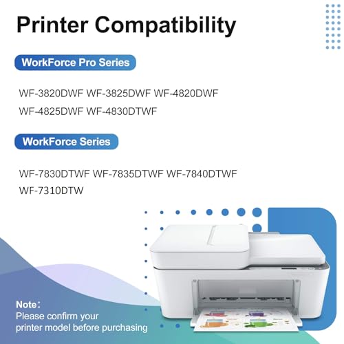 BAOYAN 405XL Multipack Kompatibel für Epson 405 Druckerpatronen 405 XL für Epson Pro WF-4820 Patronen WF-4820DWF WF-3820 WF-3820DWF WF-4825 WF-3825 WF-4830DTWF WF-7840DTWF WF-7830DTWF (10 Pack) - Image 14