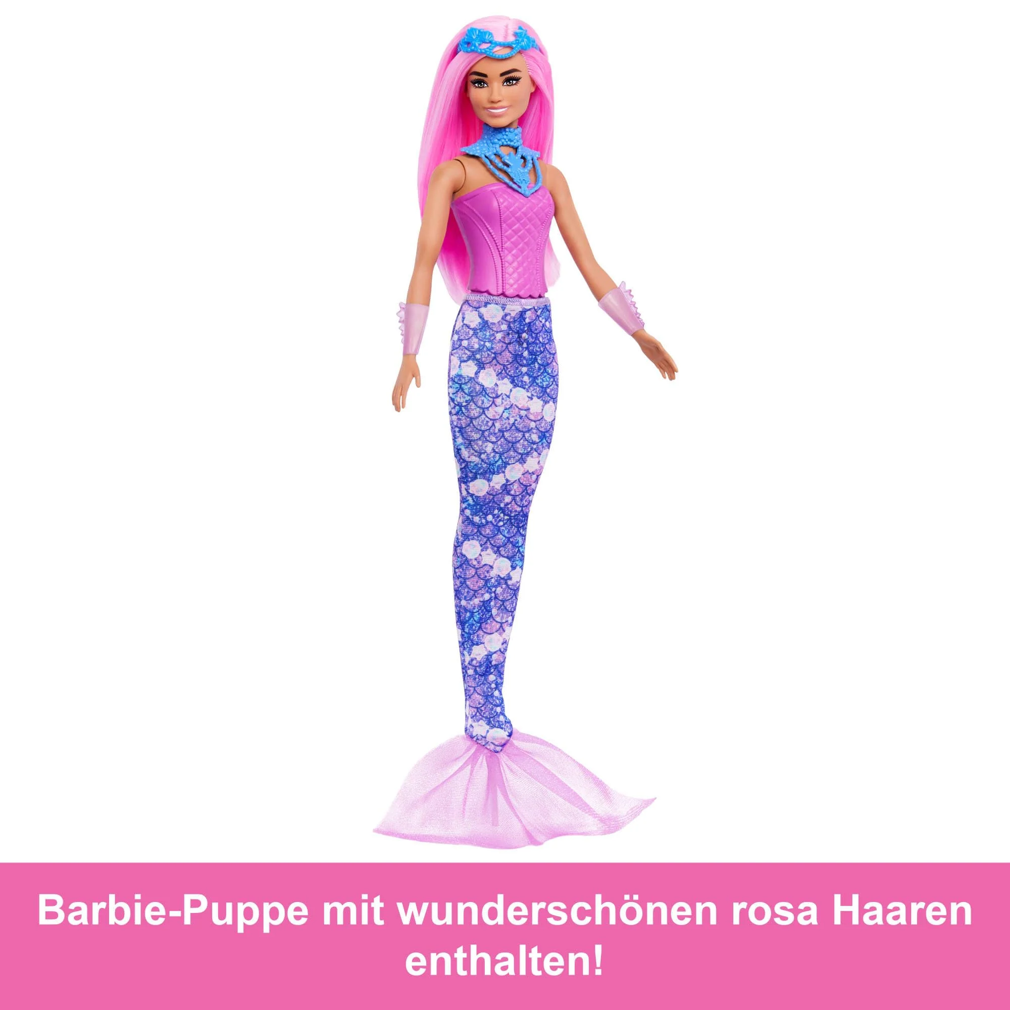Barbie-Adventskalender mit Puppe und 24 Überraschungs-Accessoires mit Einhorn und Tieren, die Modepuppe kann in eine Meerjungfrau, Fee und mehr verwandelt Werden. ,JFL66 - Image 5