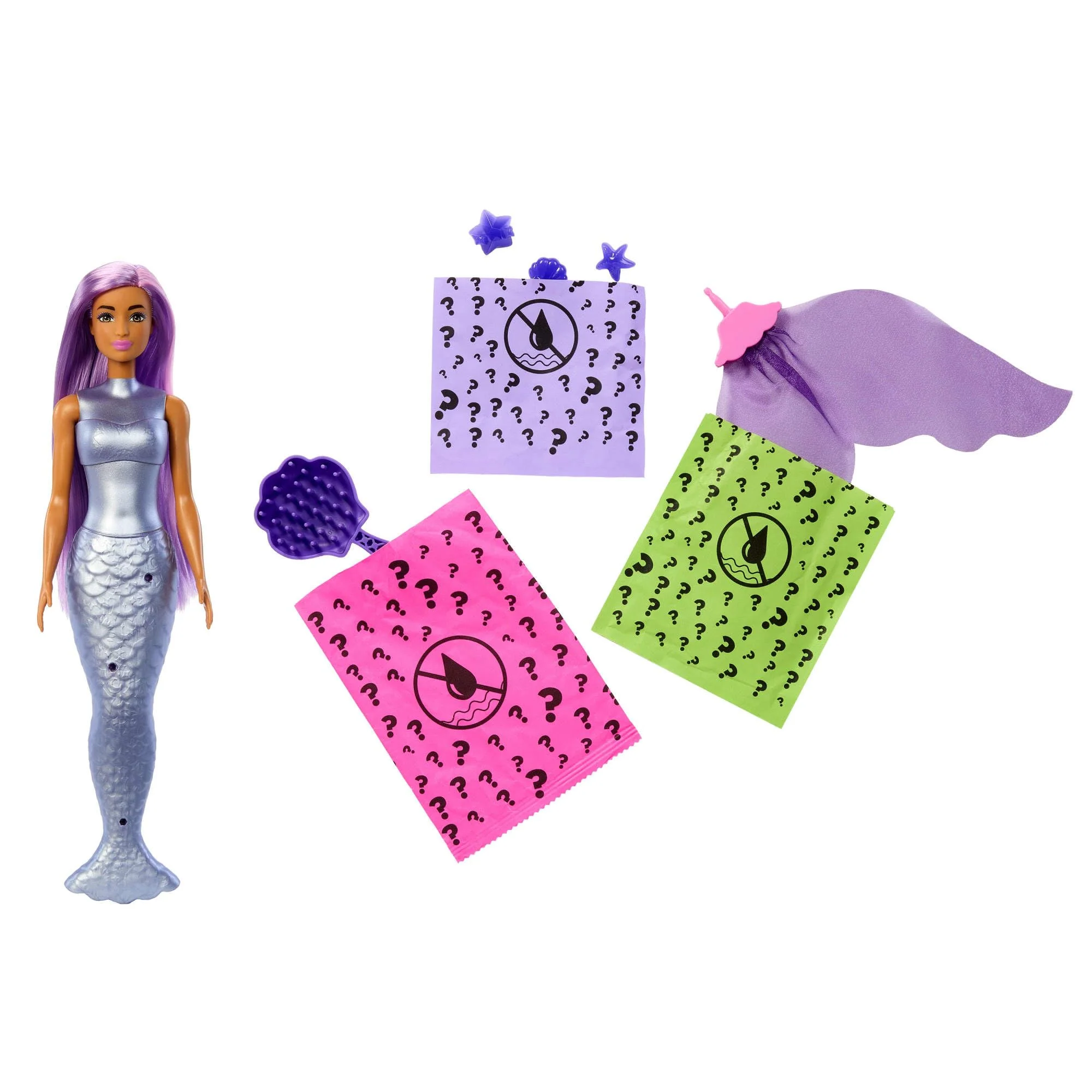 Barbie Color Reveal Puppe und Accessoires, Ballontier-Reihe, 6 Überraschungen einschließlich Farbwechsel und Mini-Ballontier (Stile können abweichen), JFV58 - Image 4