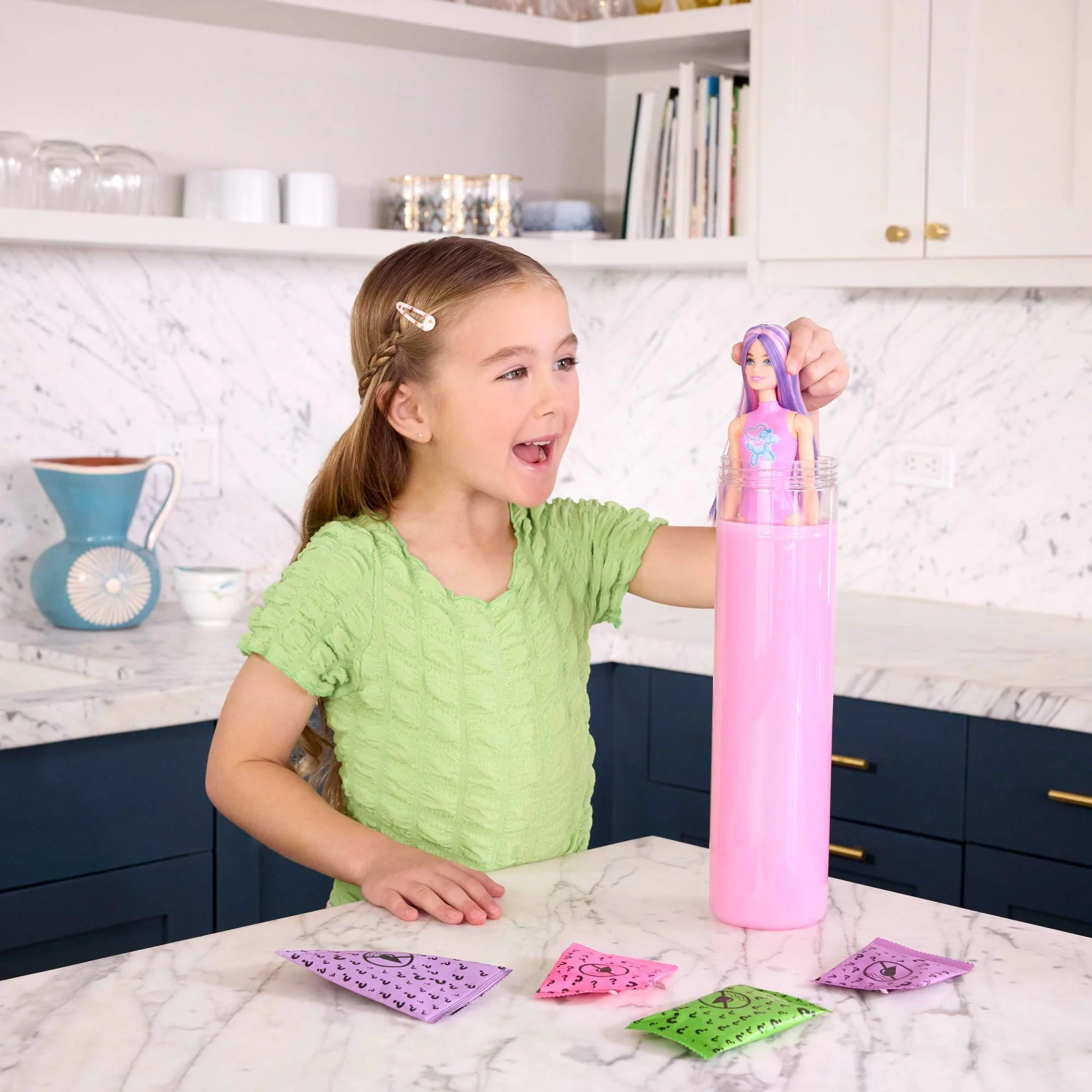 Barbie Color Reveal Puppe und Accessoires, Ballontier-Reihe, 6 Überraschungen einschließlich Farbwechsel und Mini-Ballontier (Stile können abweichen), JFV58 - Image 6