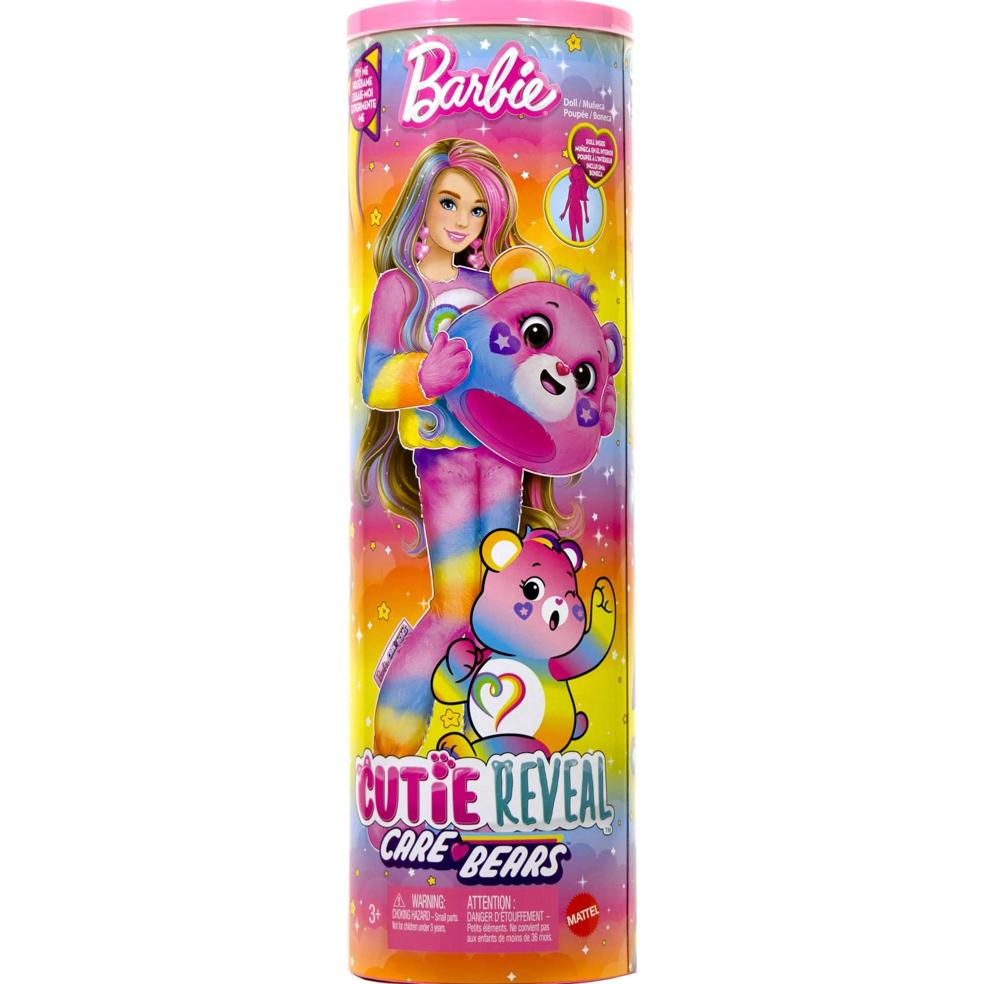 Barbie Cutie Reveal Puppe mit Accessoires, Glücksbärchis-Serie 2, Togetherness-Bärchi mit 10 Überraschungen, einschließlich Farbwechsel und Mini-Bärchi, JFV60 - Image 2