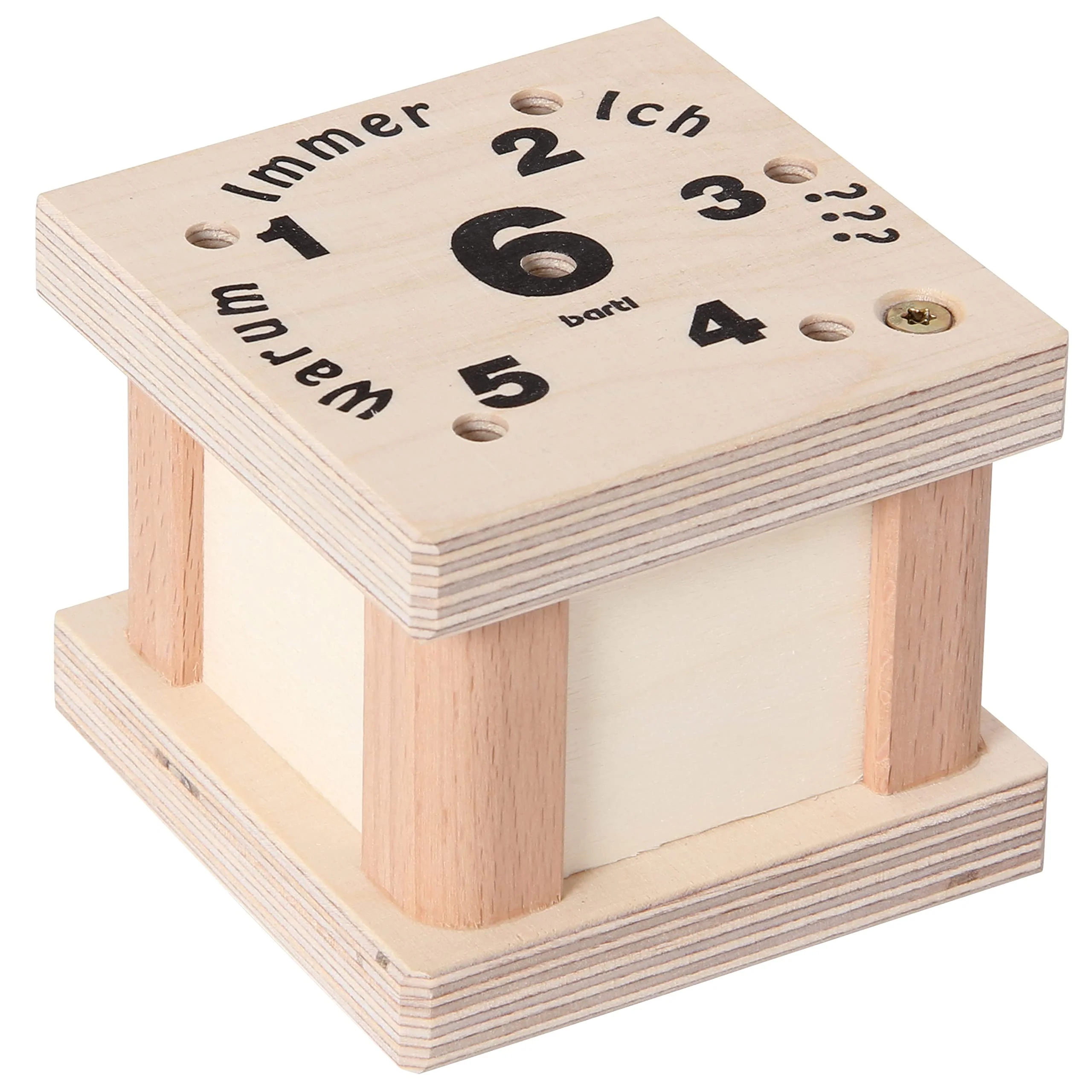 Bartl 111711 Spannendes Würfelspiel aus Holz Warum Immer ich?, für die ganze Familie von Klein bis Groß