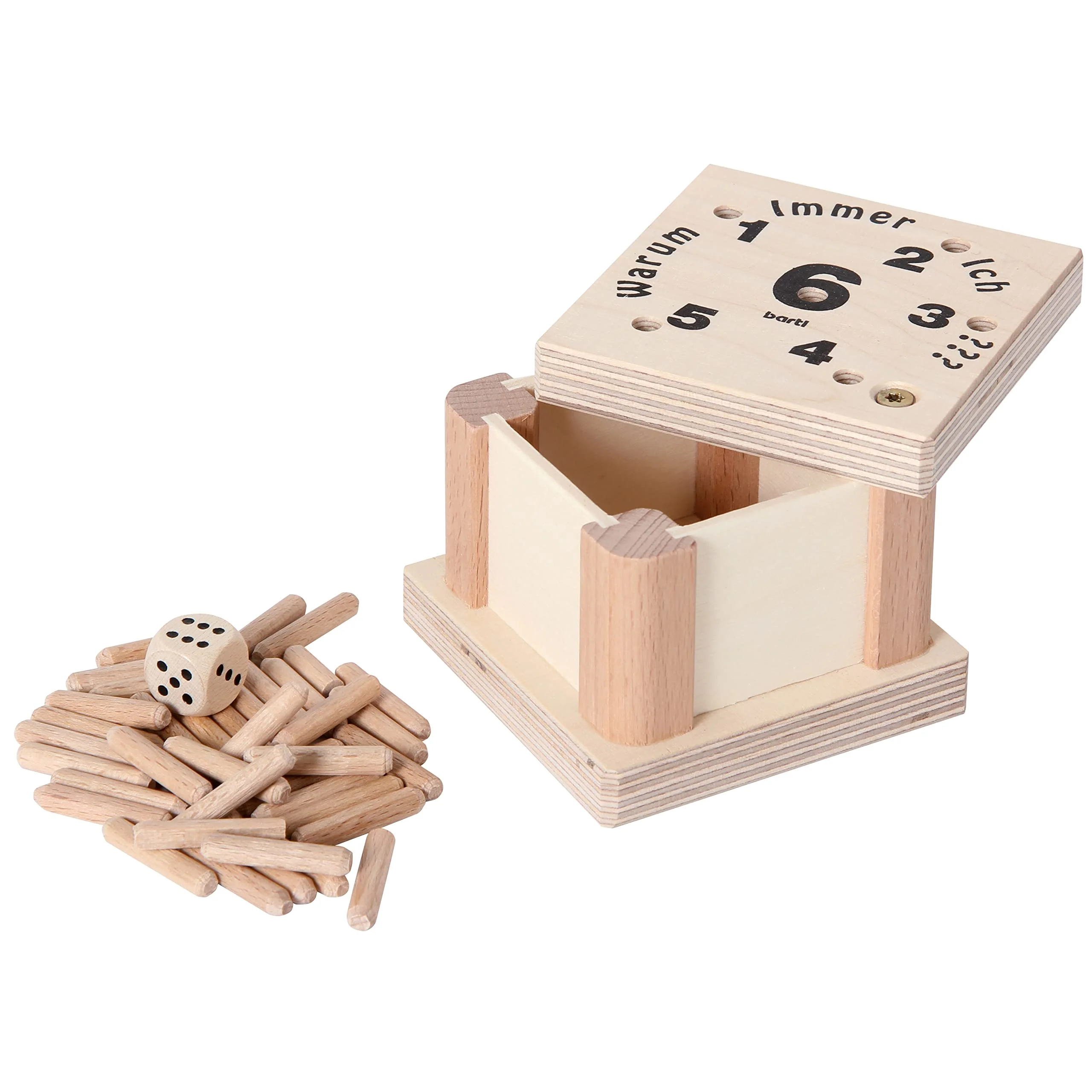 Bartl 111711 Spannendes Würfelspiel aus Holz Warum Immer ich?, für die ganze Familie von Klein bis Groß - Image 5