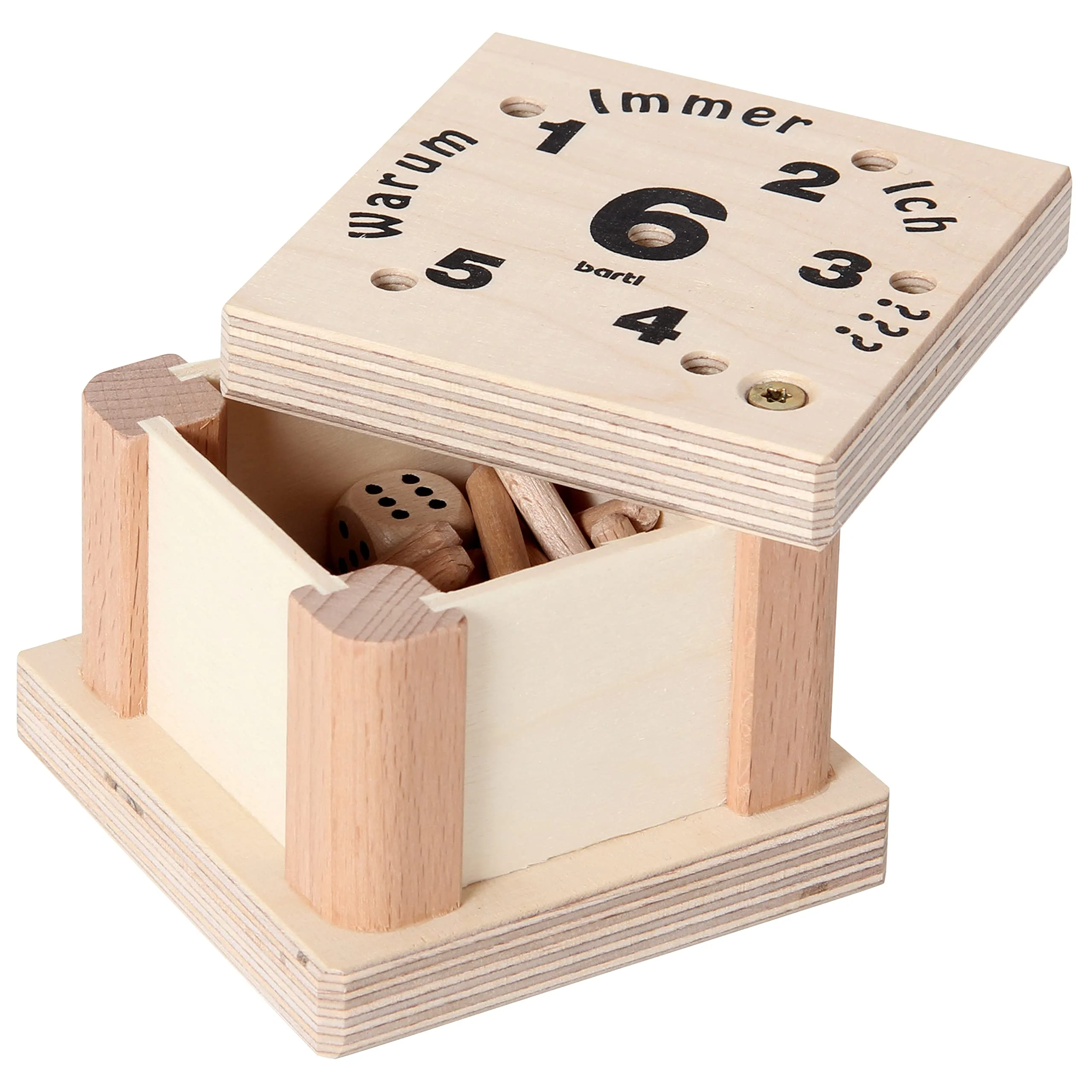 Bartl 111711 Spannendes Würfelspiel aus Holz Warum Immer ich?, für die ganze Familie von Klein bis Groß - Image 9