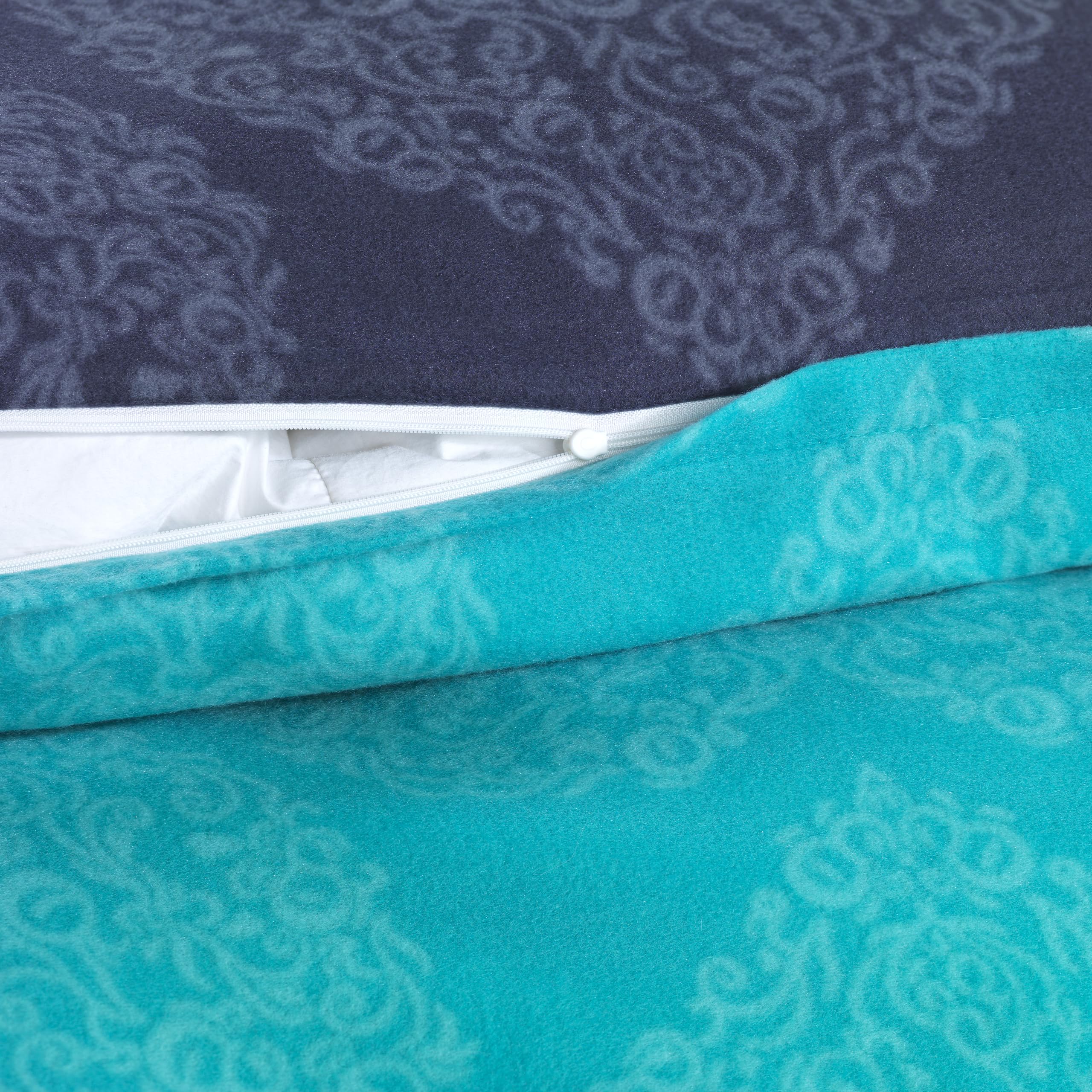 BaSaTex Winter Flausch Partner Fleece Bettwäsche Set | 4 Teilige Garnitur | 100% Mikrofaser | 2X 135x200 + 2X 80x80 cm | Design 03 - Image 2