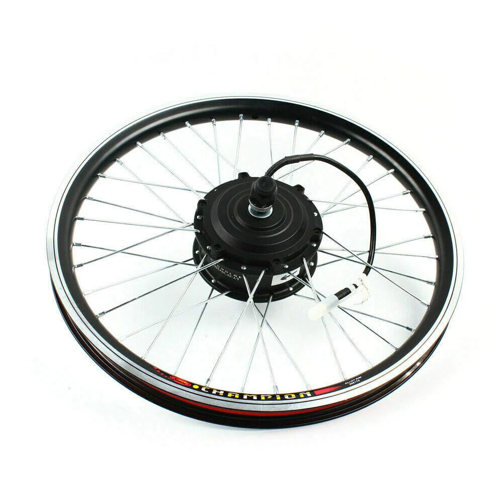 Bathrena Elektrofahrrad Umbausatz 20 Zoll E-Bike Conversion Kit 36V/48V Elektrofahrrad Vorderrad/Hinterrad Umbausatz Motor E-Bike Conversion Kit (36V 250W Vorderrad) - Image 6