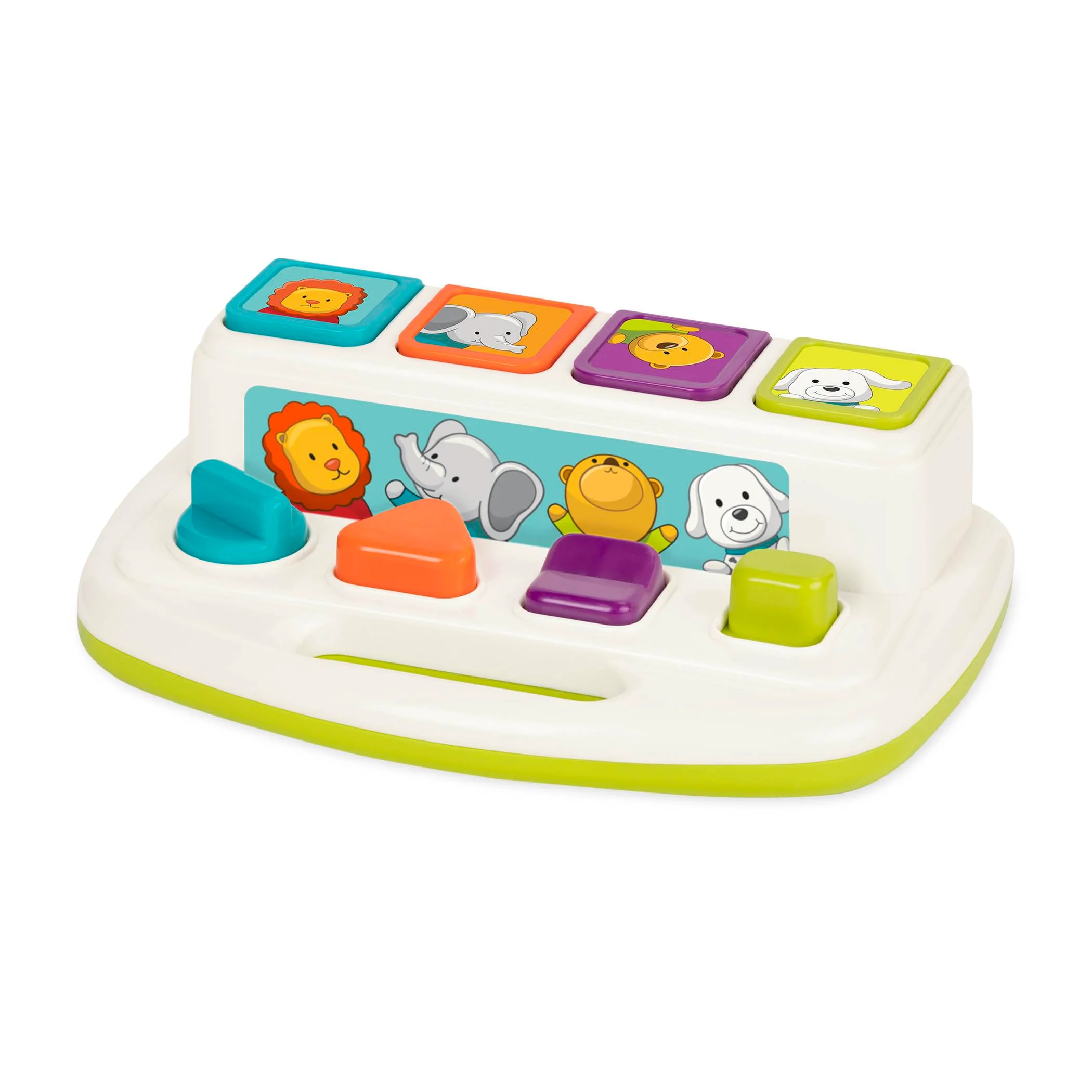 Battat Baby Spielzeug Motorikspielzeug – Pop Up Activity Center mit Tieren – Lernspielzeug mit Tasten zum Drücken, Babyspielzeug Kinder ab 18 Monate für Grobmotorik und Feinmotorik - Image 2