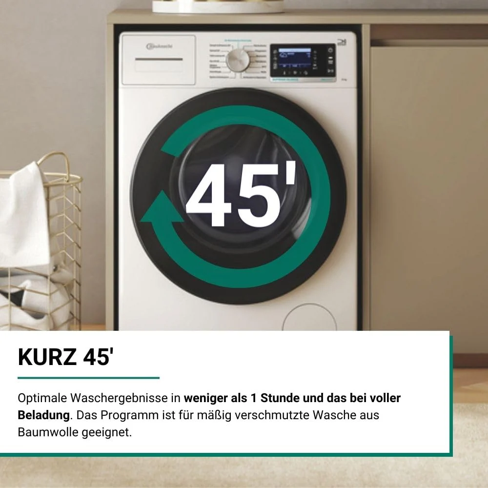 Bauknecht B6R 98 SILENCE DE Waschmaschine/ 9 kg/ 1400 U/min/A-20% spart bis zu 20% Energie/Besonders leise Waschmaschine/Steam 3.0-3 Kraftvolle Dampftechnologien/Energie + Zeitoptimierte Programme - Image 16