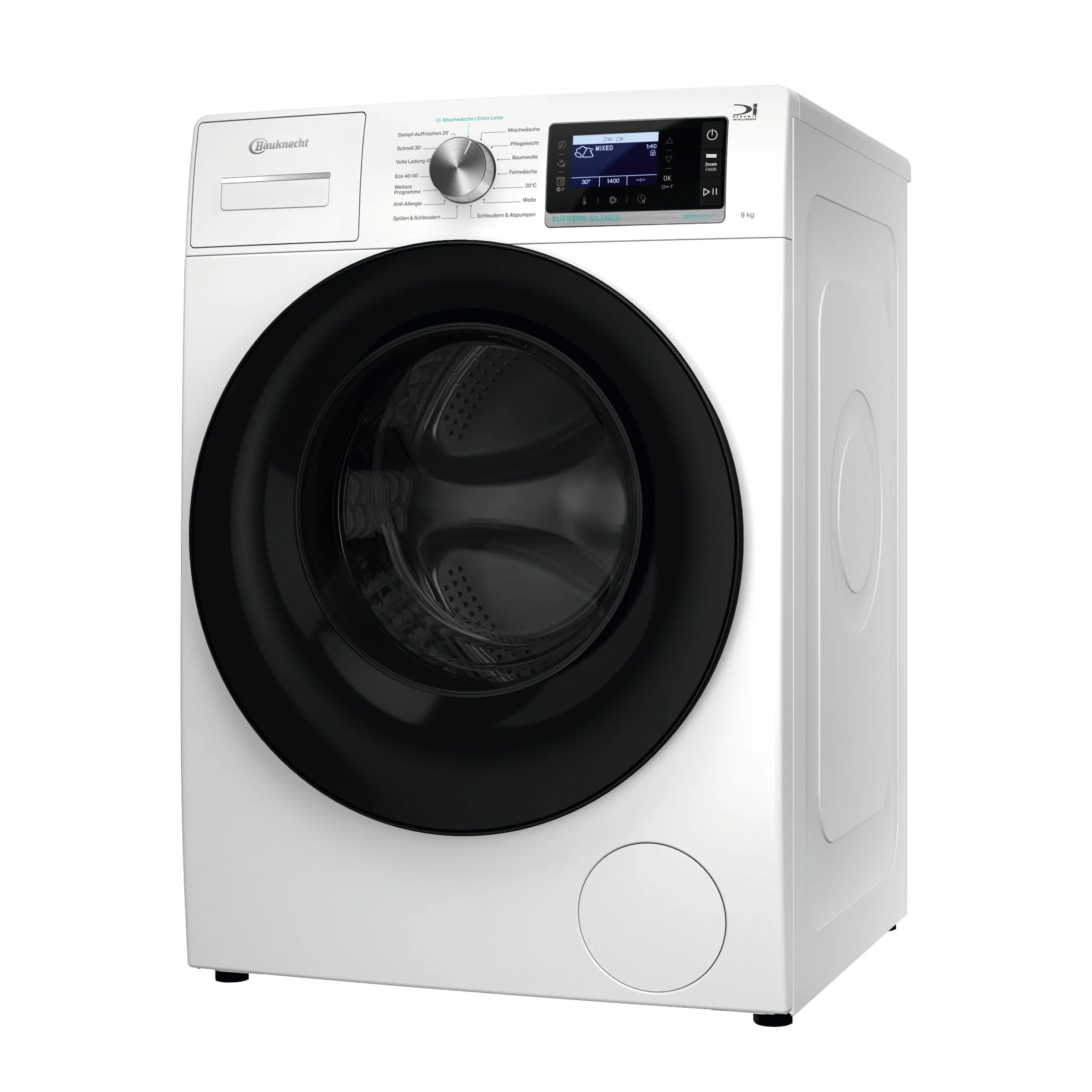 Bauknecht B6R 98 SILENCE DE Waschmaschine/ 9 kg/ 1400 U/min/A-20% spart bis zu 20% Energie/Besonders leise Waschmaschine/Steam 3.0-3 Kraftvolle Dampftechnologien/Energie + Zeitoptimierte Programme - Image 6