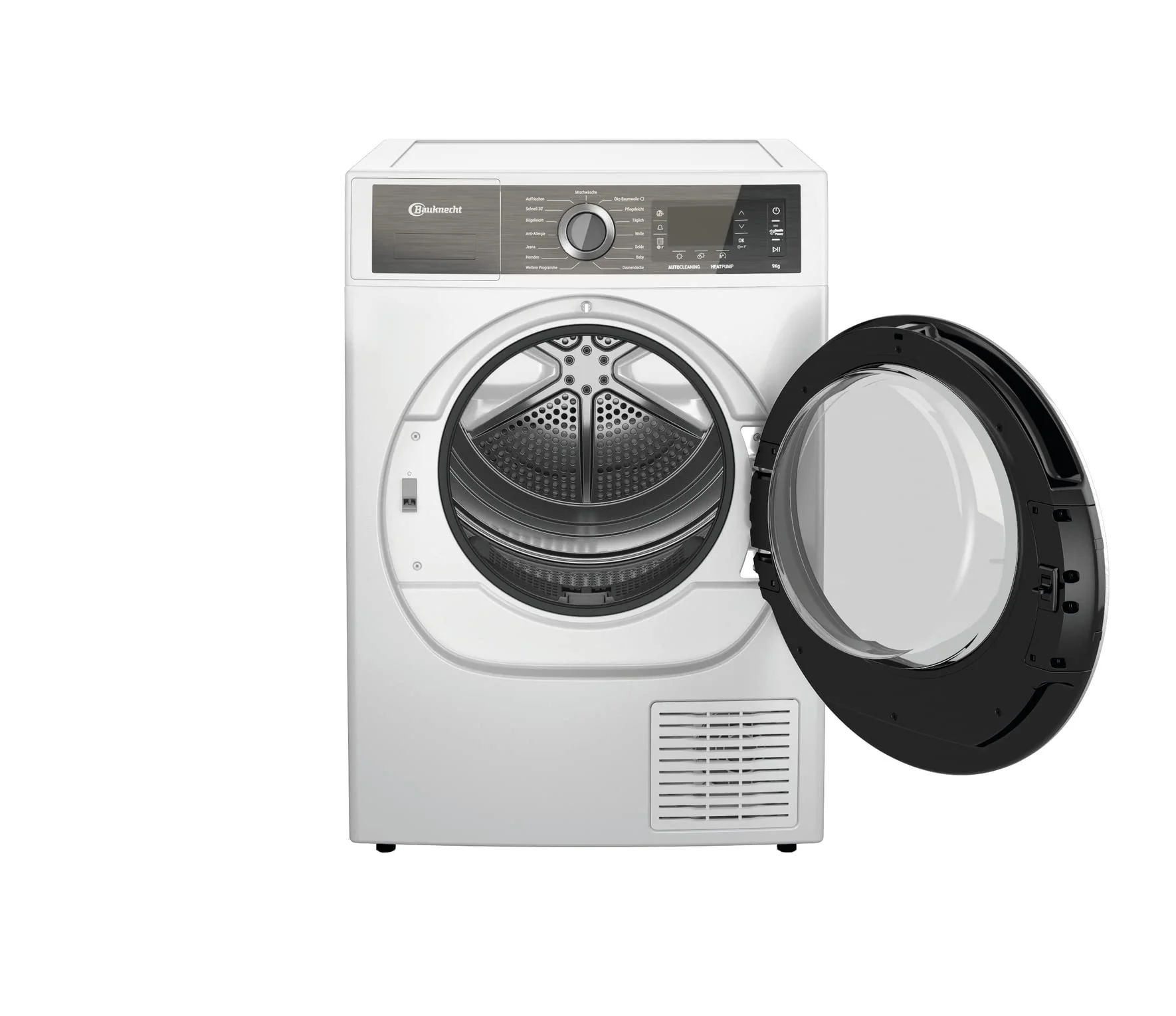 Bauknecht B8 D94WB DE Wärmepumpentrockner/9 kg/100% Faserpflege dank GentlePowerTechnologie/AutoCleaning/Knitterschutz/EcoMonitor/Bügelleicht-Programm/Anti-Allergie-Programm Weiß - Image 8