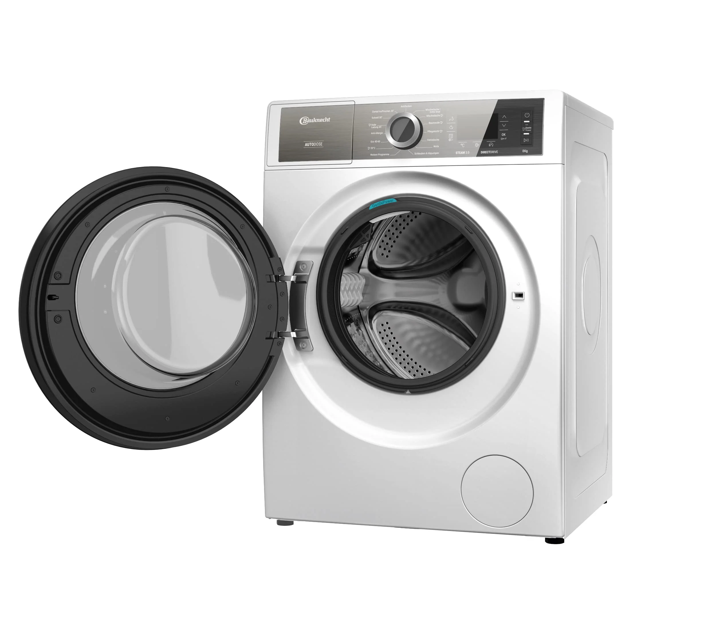 Bauknecht B8 W846WB DE Waschmaschine Frontlader/A/8kg/GentlePower-Technologie/AutoDose /kraftvolle Fleckenentfernung /Steam Hygiene Option/Direct Drive-Motor/Startzeitvorwahl /Kindersicherung, Weiß - Image 10