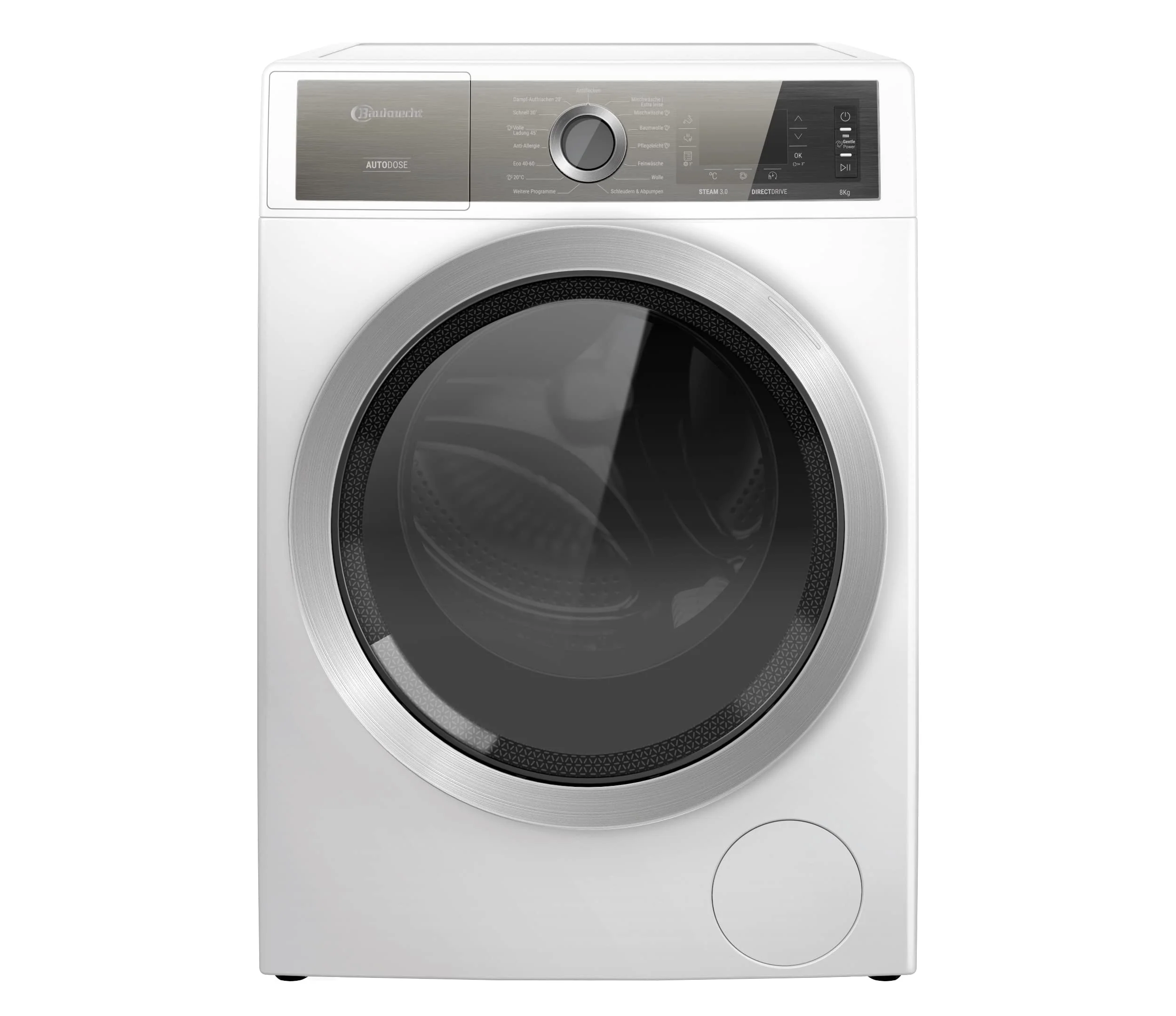 Bauknecht B8 W846WB DE Waschmaschine Frontlader/A/8kg/GentlePower-Technologie/AutoDose /kraftvolle Fleckenentfernung /Steam Hygiene Option/Direct Drive-Motor/Startzeitvorwahl /Kindersicherung, Weiß - Image 16