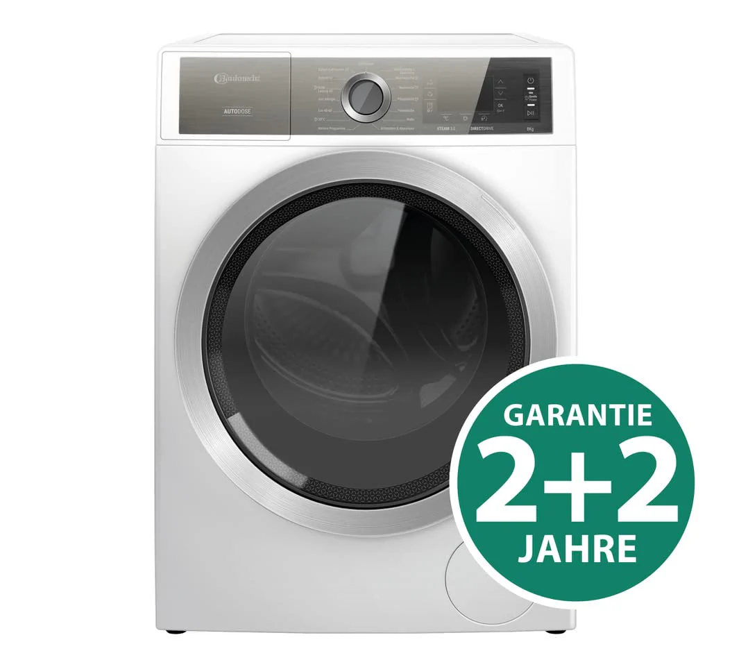 Bauknecht B8 W846WB DE Waschmaschine Frontlader/A/8kg/GentlePower-Technologie/AutoDose /kraftvolle Fleckenentfernung /Steam Hygiene Option/Direct Drive-Motor/Startzeitvorwahl /Kindersicherung, Weiß - Image 23