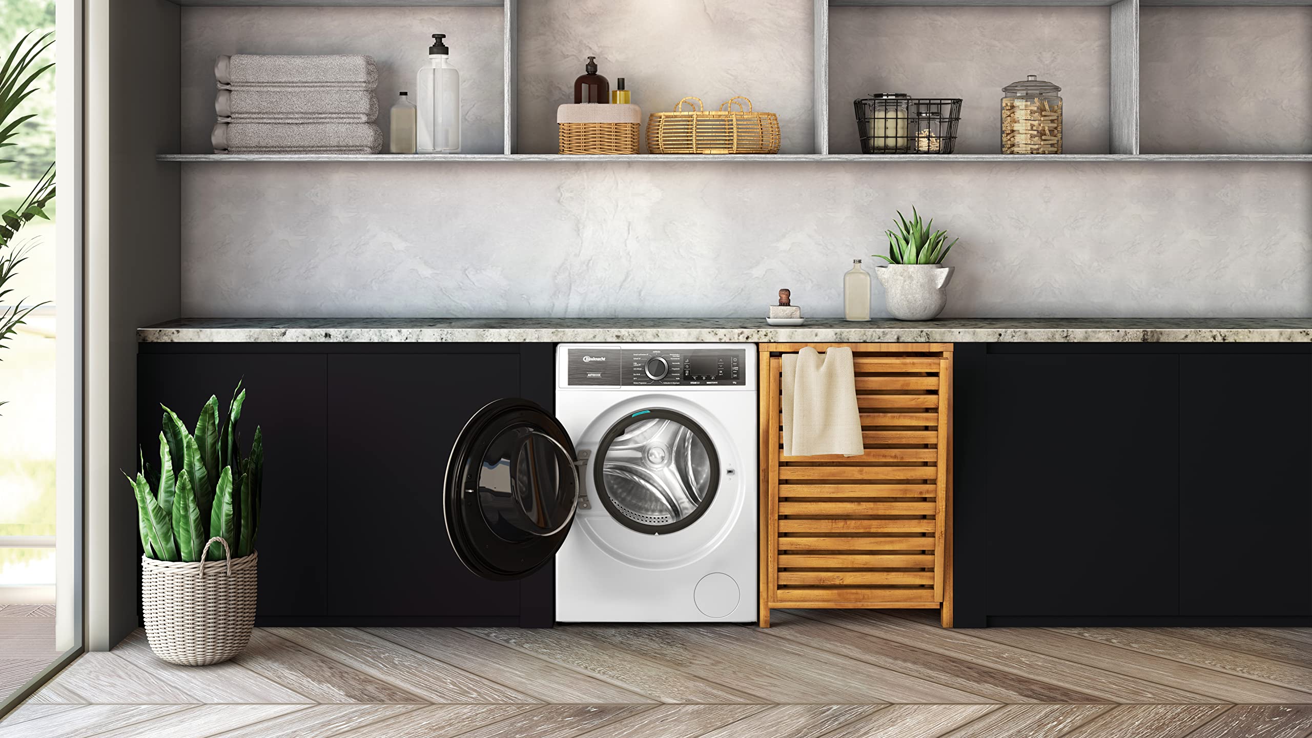 Bauknecht B8 W846WB DE Waschmaschine Frontlader/A/8kg/GentlePower-Technologie/AutoDose /kraftvolle Fleckenentfernung /Steam Hygiene Option/Direct Drive-Motor/Startzeitvorwahl /Kindersicherung, Weiß - Image 24