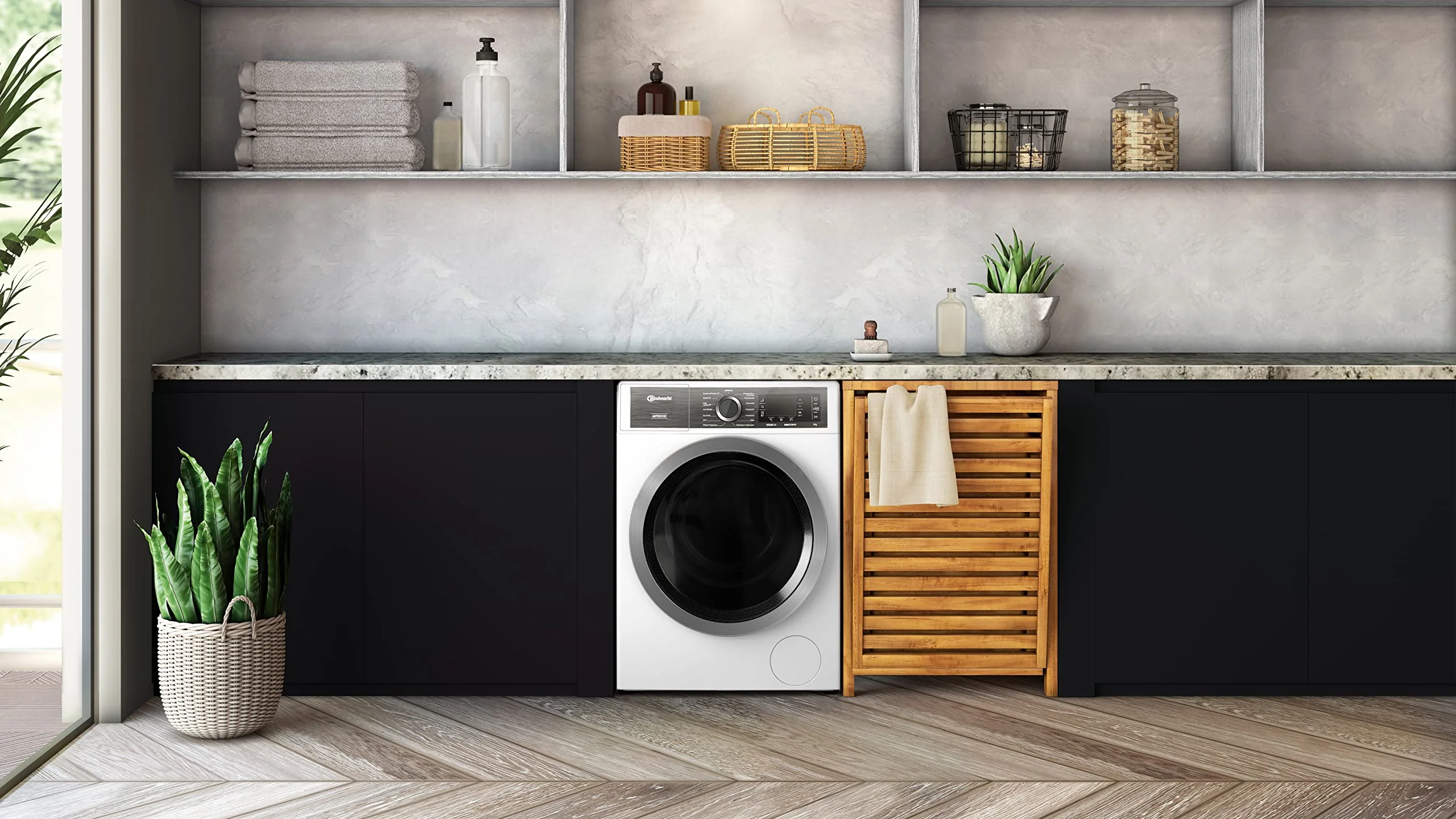 Bauknecht B8 W846WB DE Waschmaschine Frontlader/A/8kg/GentlePower-Technologie/AutoDose /kraftvolle Fleckenentfernung /Steam Hygiene Option/Direct Drive-Motor/Startzeitvorwahl /Kindersicherung, Weiß - Image 7