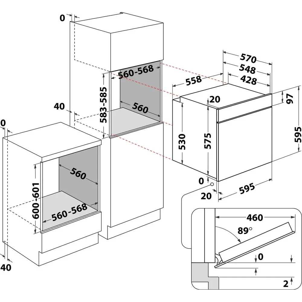 Bauknecht BAR2 KH8V2 IN Einbau-Backofen/A+/71 L/ hydrolytische Selbstreinigungsfunktion / Edelstahl ProTouch / PowerHeißluft - Image 10