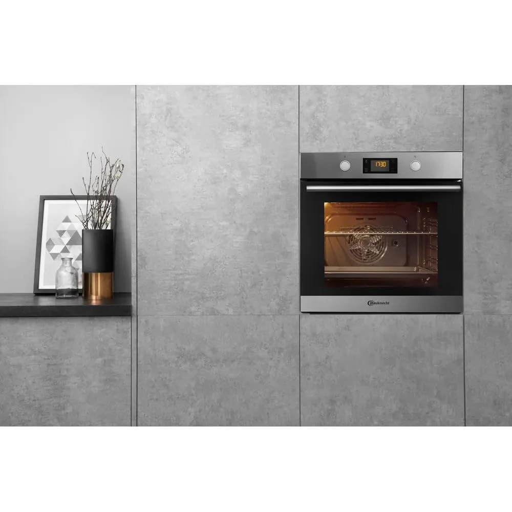 Bauknecht BAR2 KH8V2 IN Einbau-Backofen/A+/71 L/ hydrolytische Selbstreinigungsfunktion / Edelstahl ProTouch / PowerHeißluft - Image 9