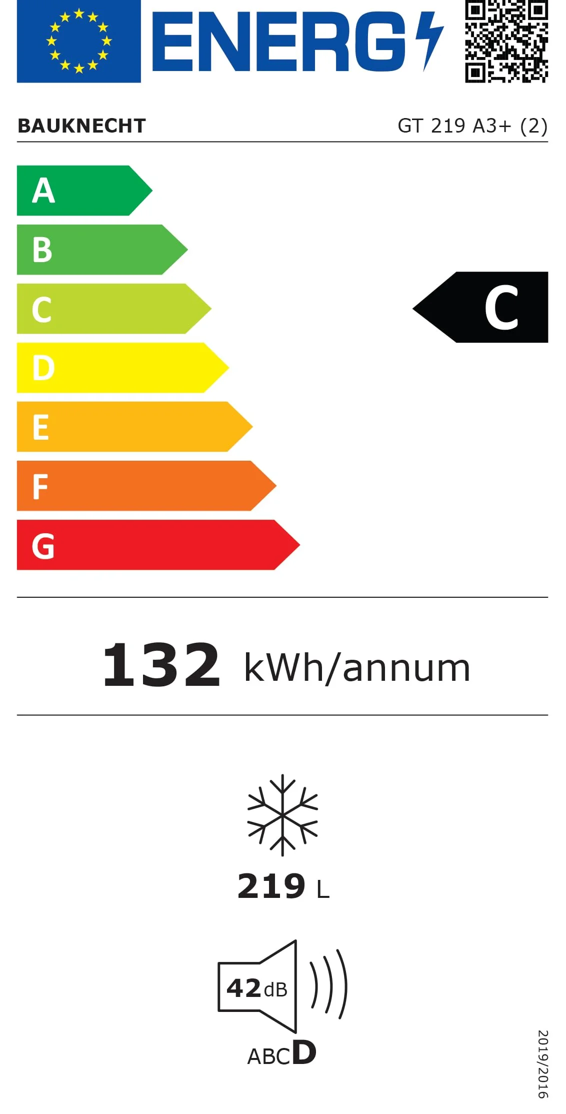 Bauknecht GT 219 A3+ Gefriertruhe/ Gefrieren: 215 L/ Supergefrieren/ SapceMax/ Innenbeleuchtung/ ECO Energiesparen/ Kindersicherung - Image 6