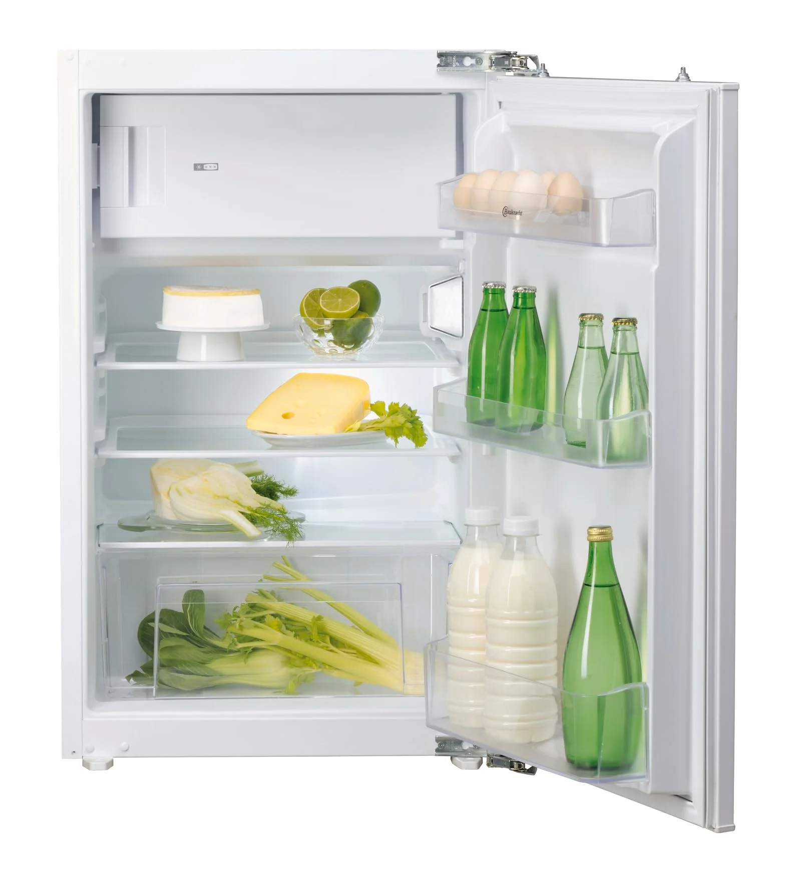Bauknecht KSI 9GF2E Einbau-Kühlschrank mit Gefrierfach/Energieeffizienzklasse: E/Nische 88, Elektronische Temperaturregelung/LED-Beleuchtung/Abtauautomatik im Kühlteil/Sicherheitsglas - Image 2