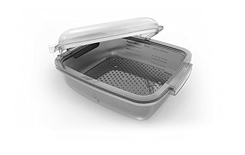 Bauknecht MW 254 SM Grill-Mikrowelle Kombination/ Dampfgarfunktion inkl. Dampfgarbehälter/ 900 W/ 25 L Garraum/ Quartz 1050 W/ AutoClean/ Schmelz-Funktion/ Warmhalte-Funktion - Image 8