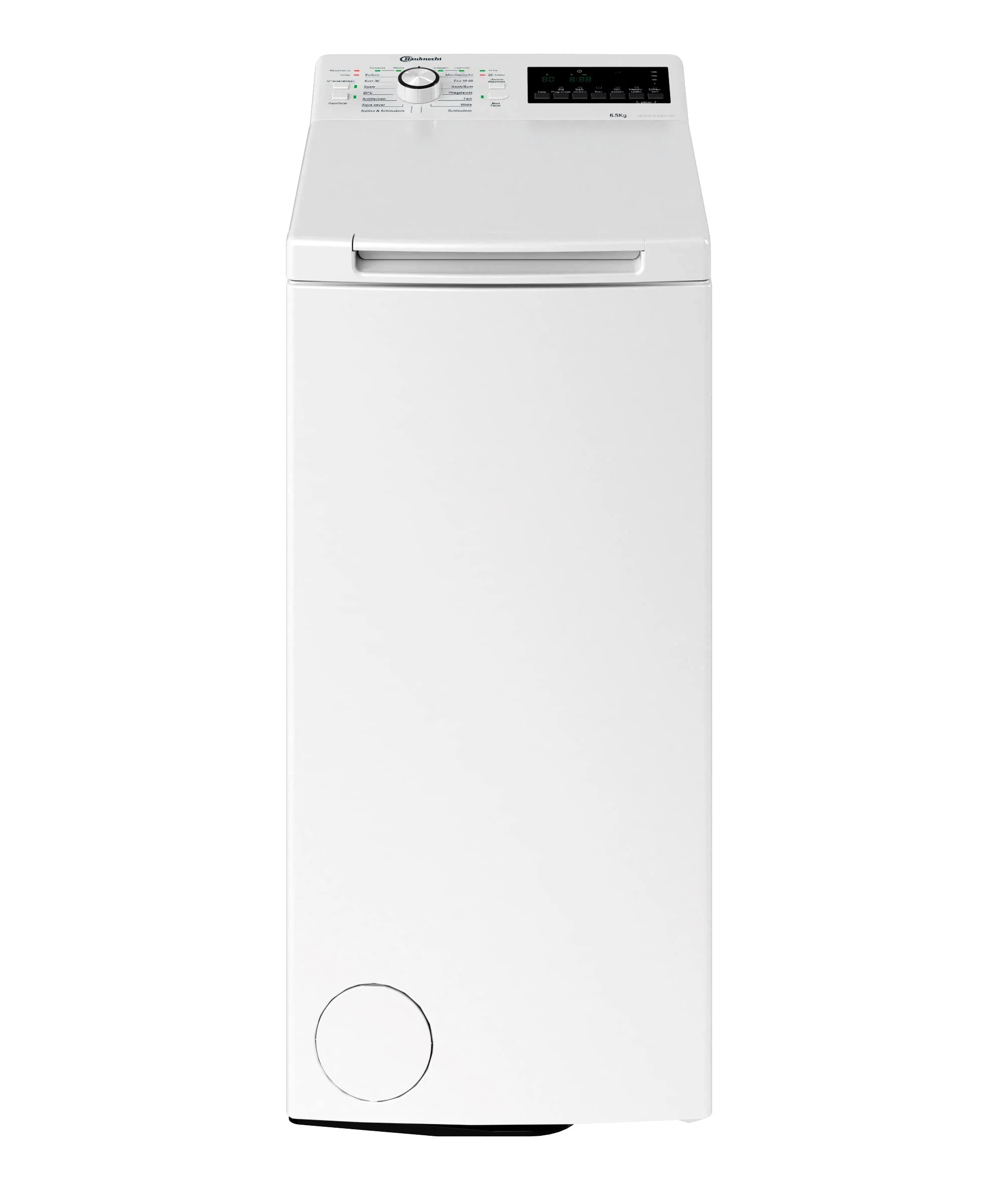 Bauknecht WMT Eco Smart 6513 Z C Toplader-Waschmaschine / 6,5 kg / 1200 UpM/Antiflecken-Programm/FreshFinish/ZEN Technology/Startzeitvorwahl/SoftOpening/Kurz 30'/ 15° Green& Clean, Weiß, 6.5 kg - Image 8