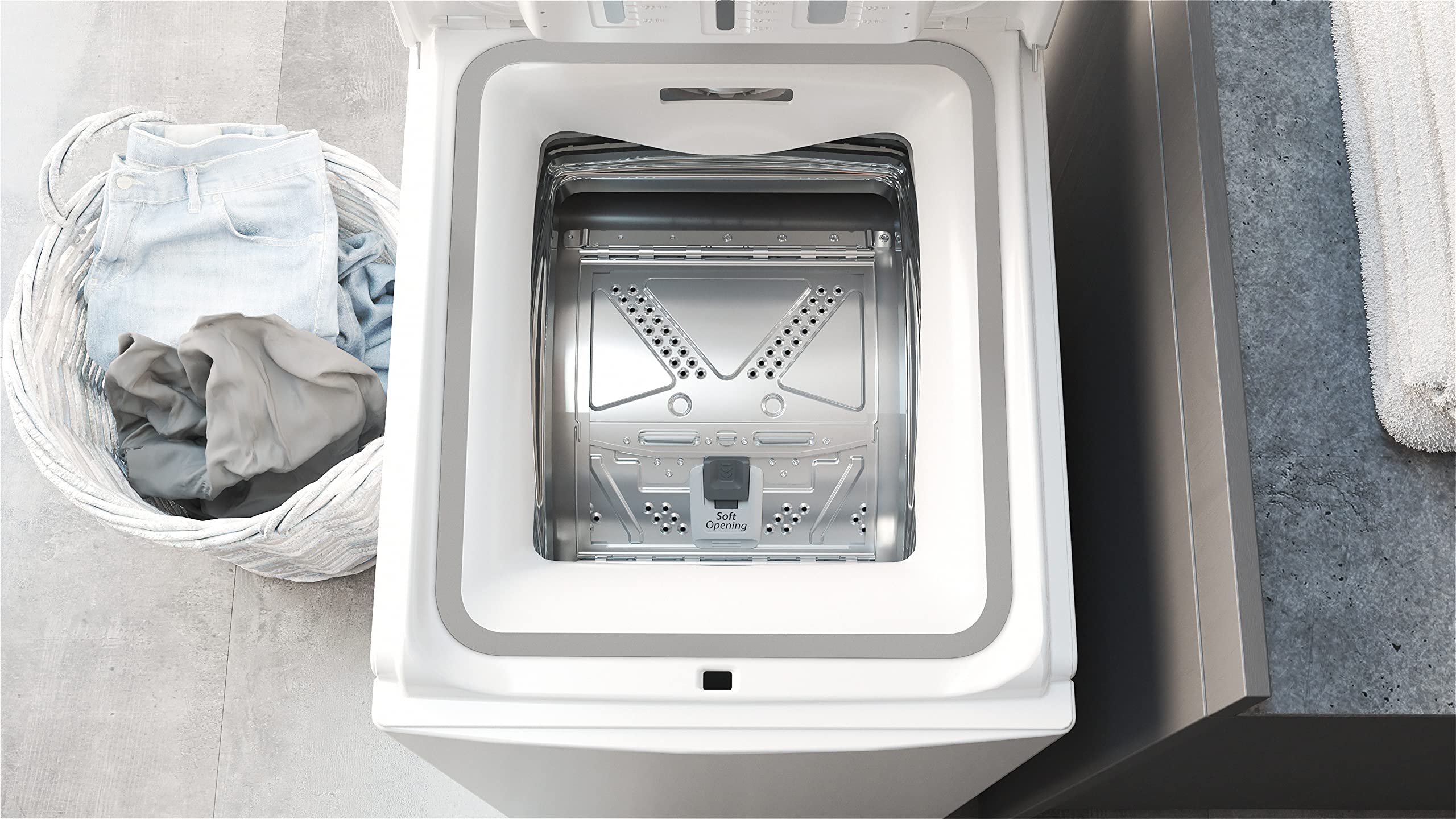 Bauknecht WMT Eco Star 6524 Di N Toplader-Waschmaschine / 6,5 kg / 1151 UpM /Antiflecken-Programm/ FreshFinish /Startzeitvorwahl/SoftOpening/ Kurz 30'/ 15° Green& Clean - Image 3
