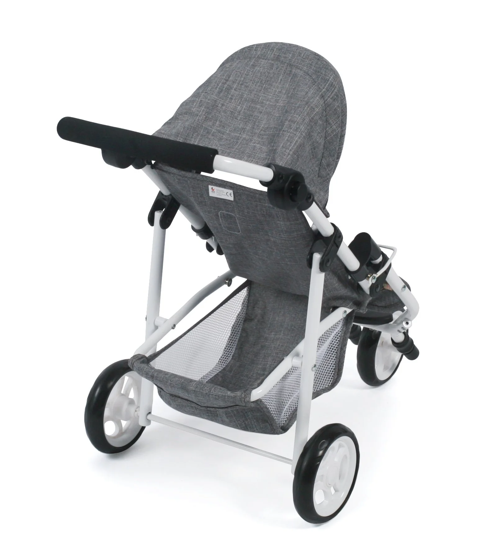 Bayer Chic 2000 - 61276 - Puppenbuggy Lola, Jogging-Buggy, Puppenjogger, Puppenwagen, Jeans grau, 70 x 33 x 62 cm - Image 8