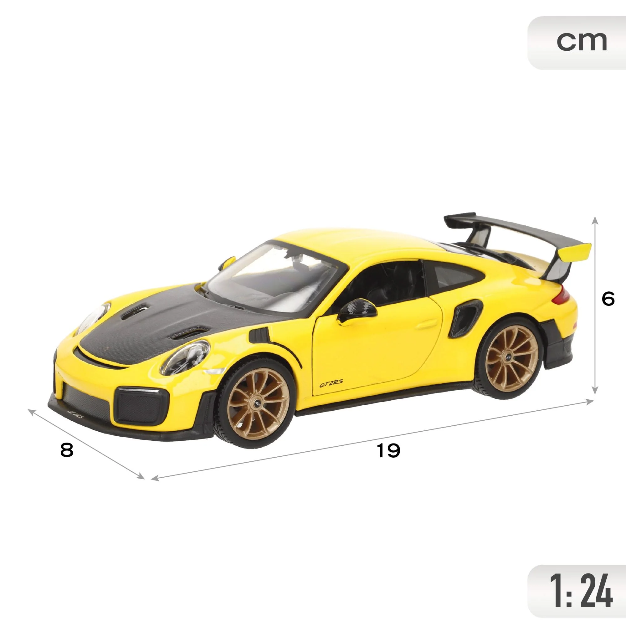 Bburago - Porsche 911 GT2 RS - Realistisches Modellauto im Maßstab 1:24, Offizielle Porsche-Lizenz, Empfohlenes Alter 3+ Jahre - Image 14