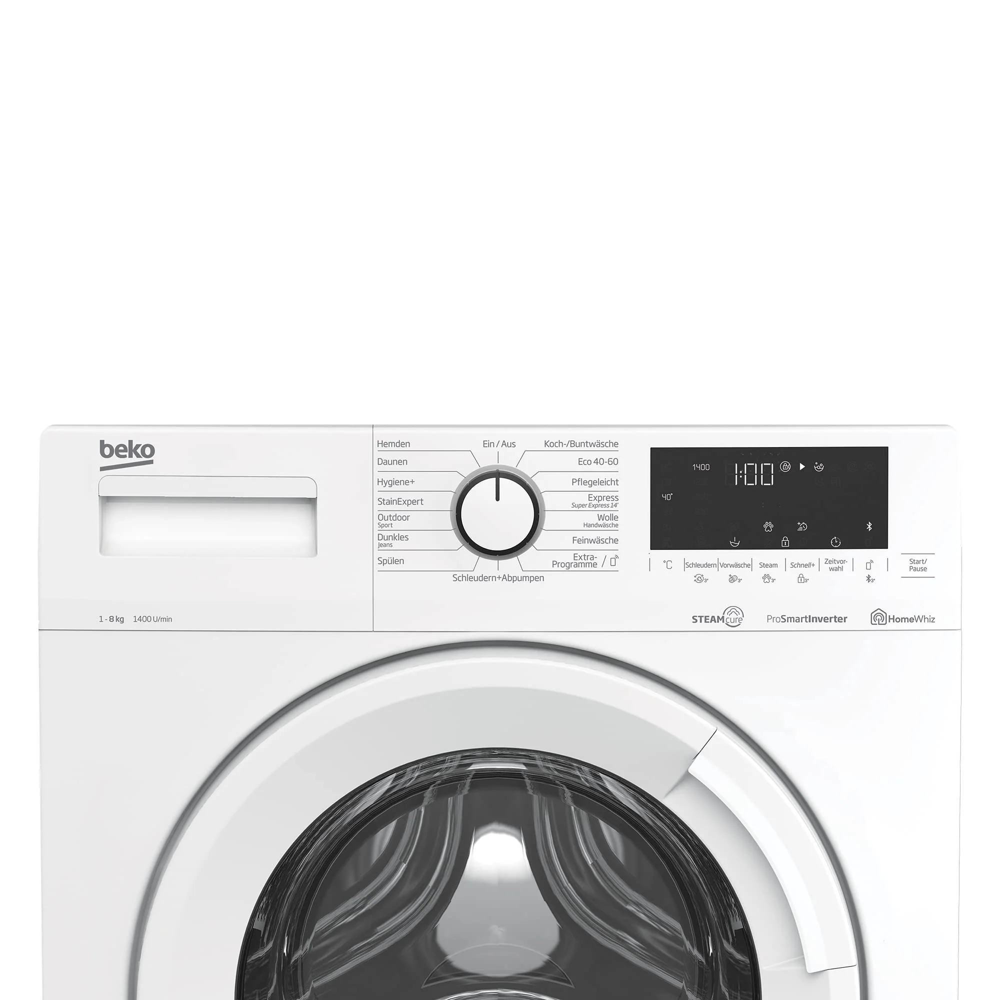 Beko WML8146T5STR1 Waschvollautomat 8kg Bluetooth-Steuerung AddXtra Nachlegefunktion White - Image 5
